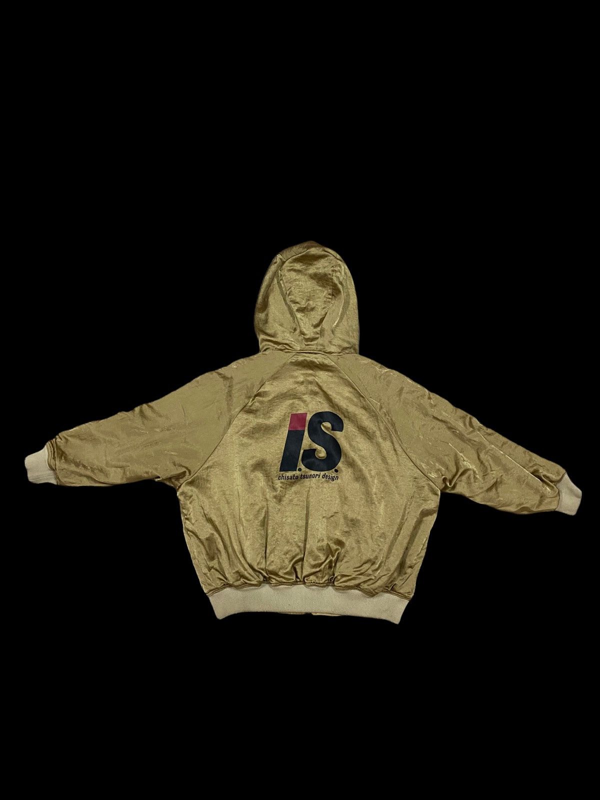 Issey Miyake 🔥Vintage🔥Archive Issey Miyake Reversible Satin Bomber Logo Size US M / EU 48-50 / 2 - 4 Thumbnail