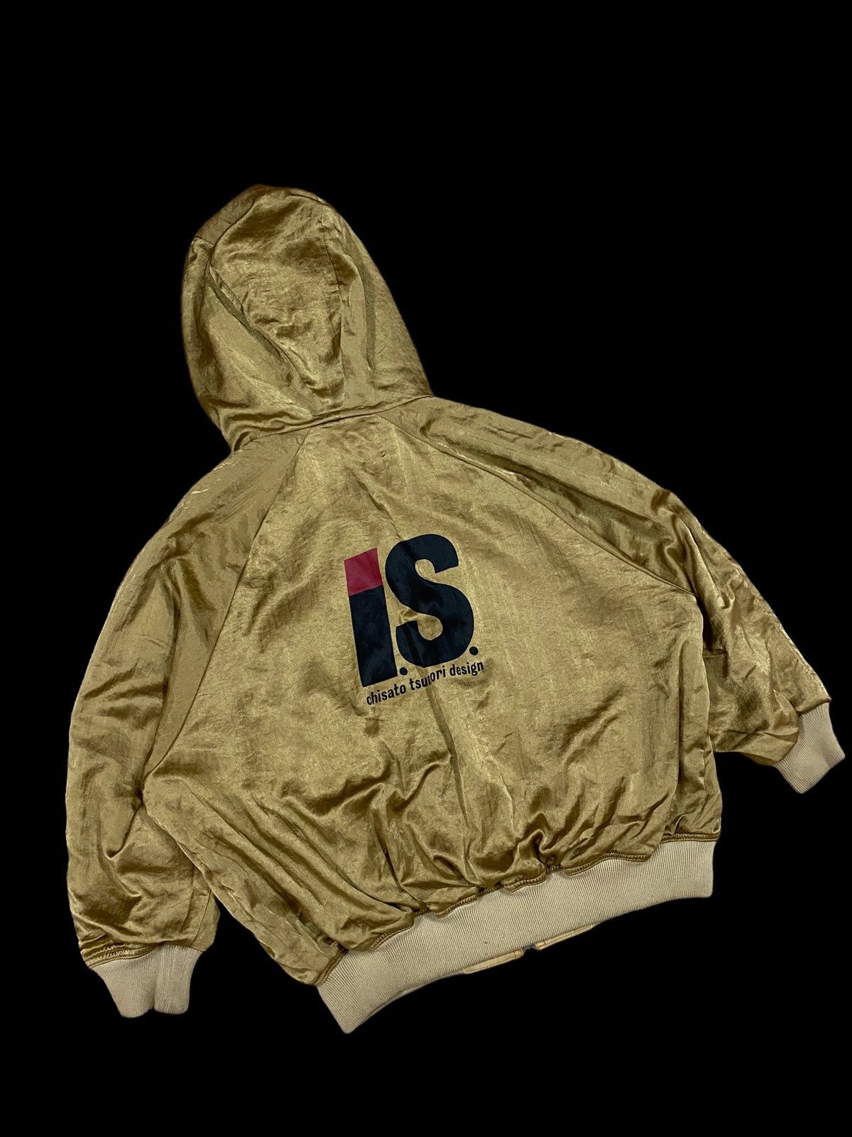 Issey Miyake 🔥Vintage🔥Archive Issey Miyake Reversible Satin Bomber Logo Size US M / EU 48-50 / 2 - 3 Thumbnail