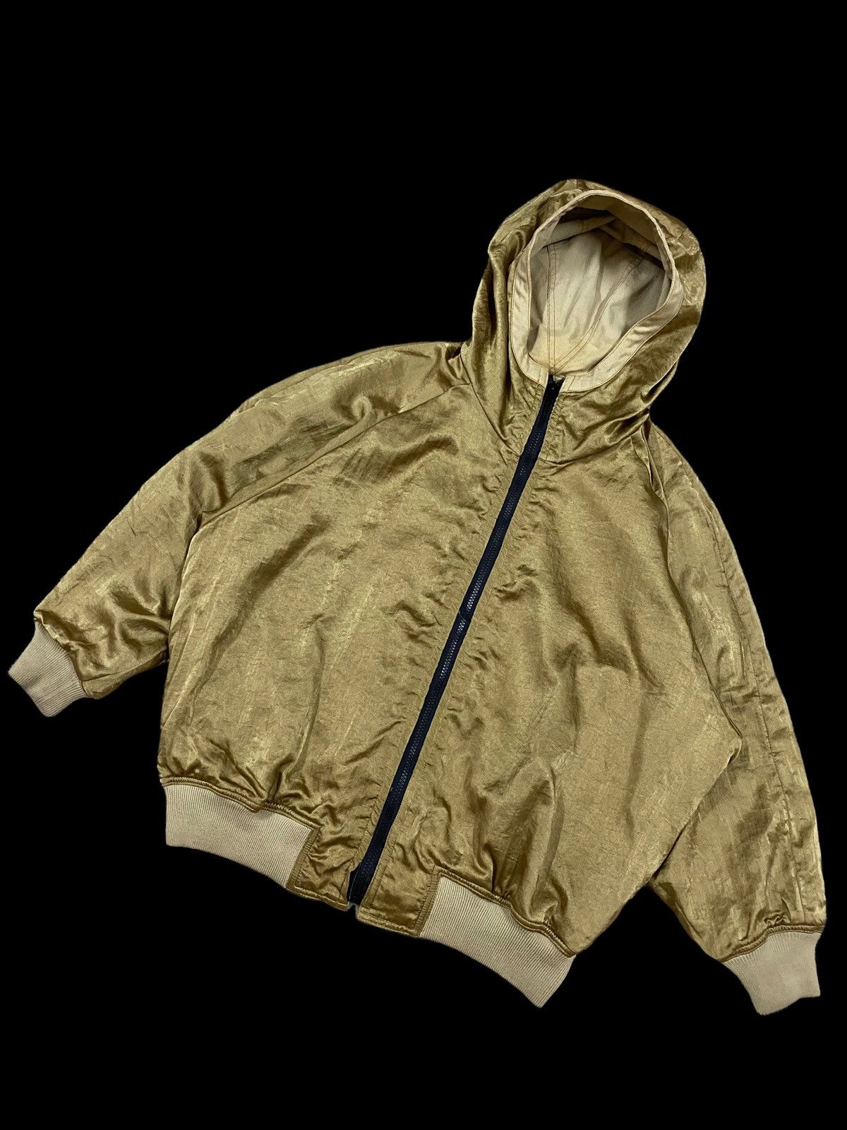 Issey Miyake 🔥Vintage🔥Archive Issey Miyake Reversible Satin Bomber Logo Size US M / EU 48-50 / 2 - 12 Thumbnail