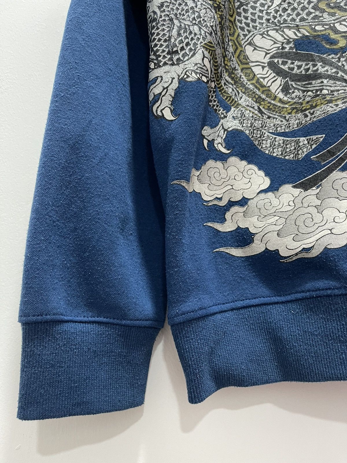 Dragonfly × Japanese Brand × Vintage JAPANESE STYLE DRAGONFLY BIG LOGO PRINTED ZIP UP SWEATER Size US S / EU 44-46 / 1 - 5 Thumbnail