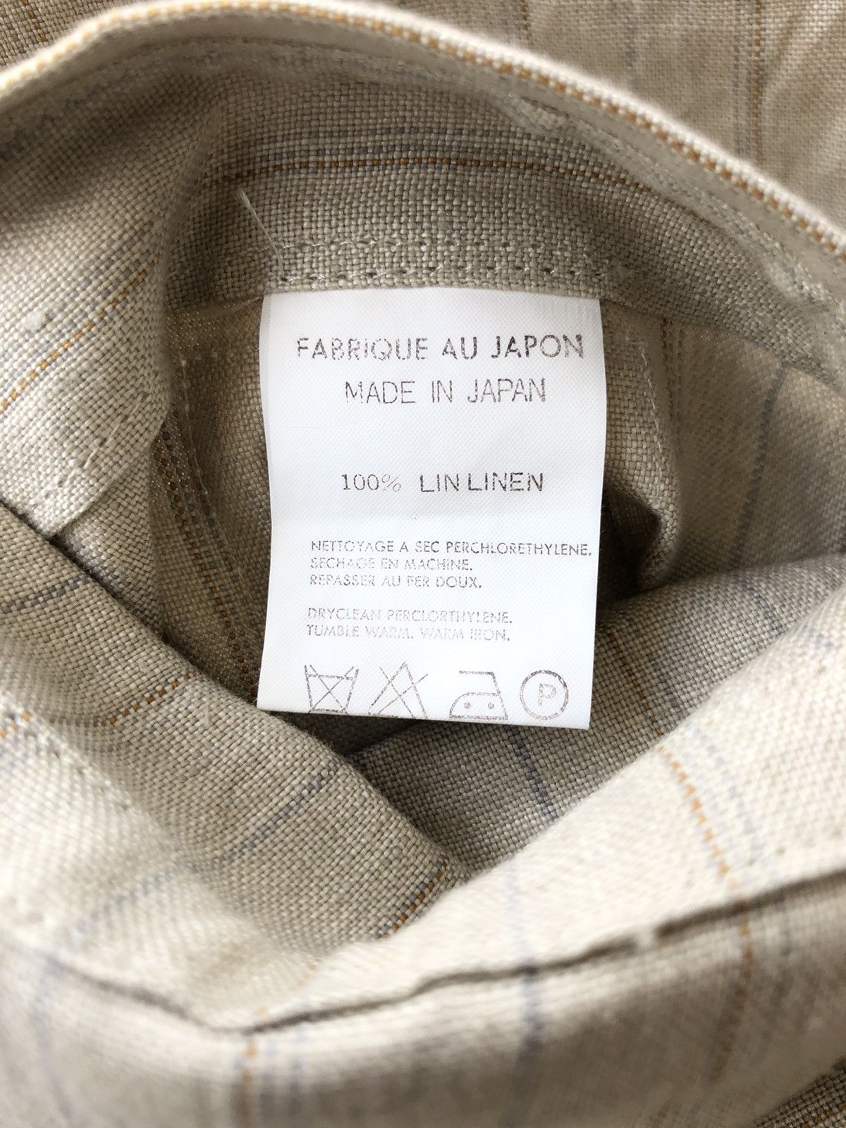 Yohji Yamamoto GRAIL🔥FW06 YY Linen Striped Blouson Boxy Jacket Size US L / EU 52-54 / 3 - 7 Thumbnail