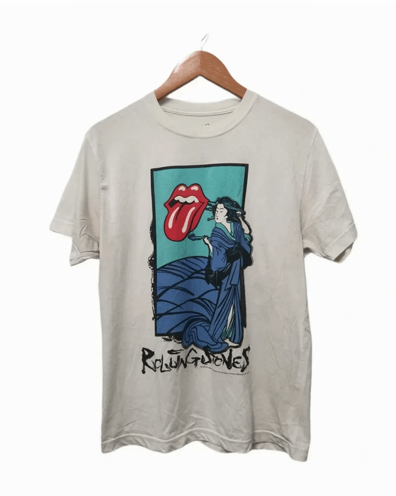Band Tees Vintage Rolling Stones Geisha Rock Band Tee Nirvana Size US M / EU 48-50 / 2 - 2 Thumbnail