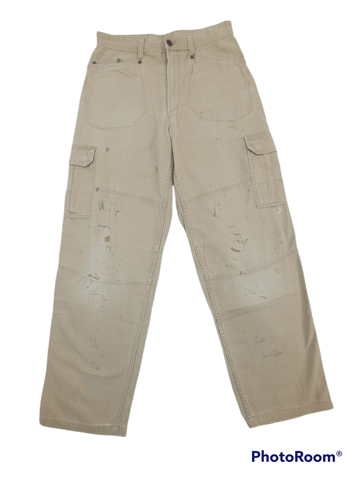 image of Archival Clothing x Workers Vintage Even River Cargo Pants in Brown Faded, Men's (Size 29)