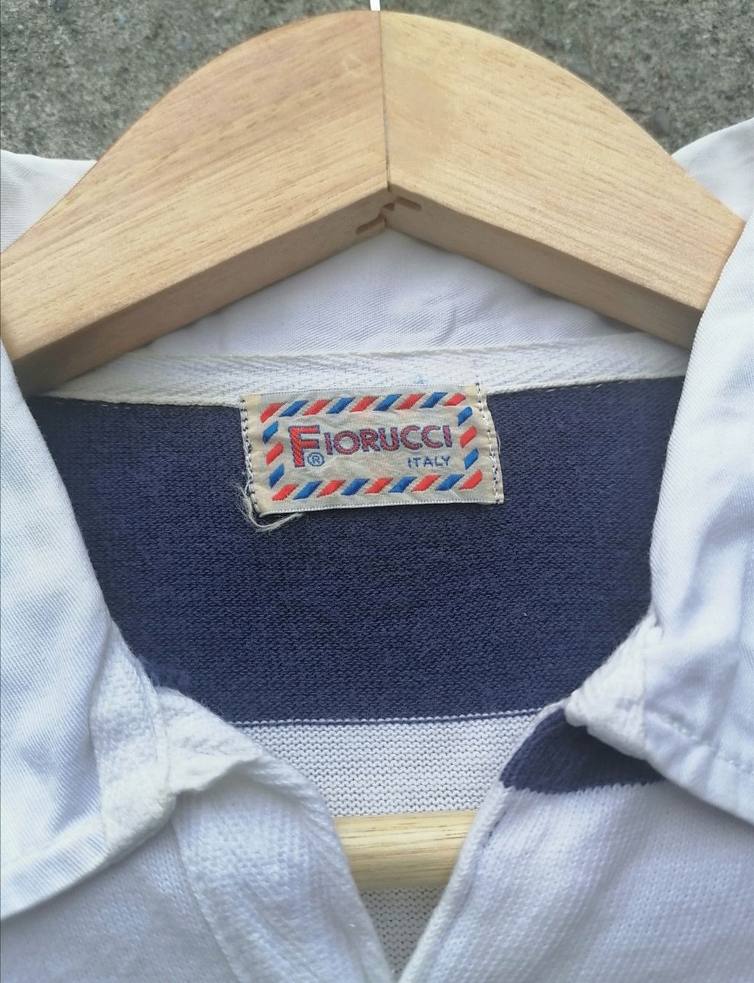 Fiorucci × Vintage Vintage Fiorucci Rugby Shortsleeve Size US S / EU 44-46 / 1 - 3 Thumbnail