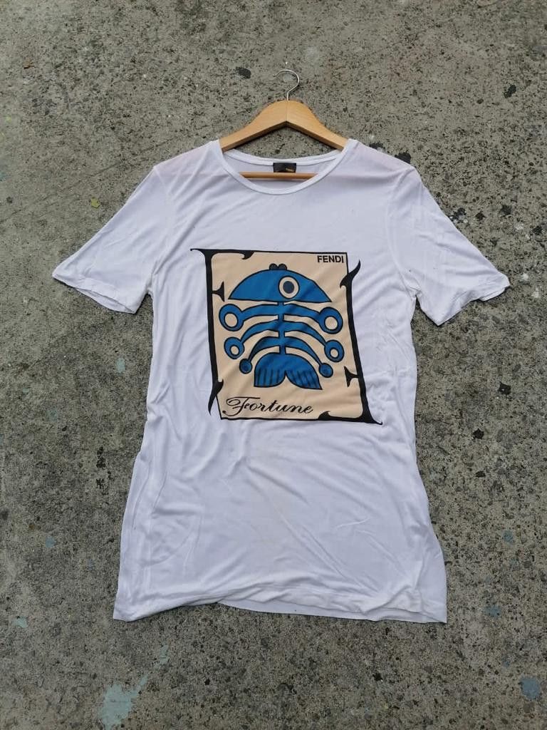 Fendi Fendi Fortune Tee Size US S / EU 44-46 / 1 - 1 Thumbnail
