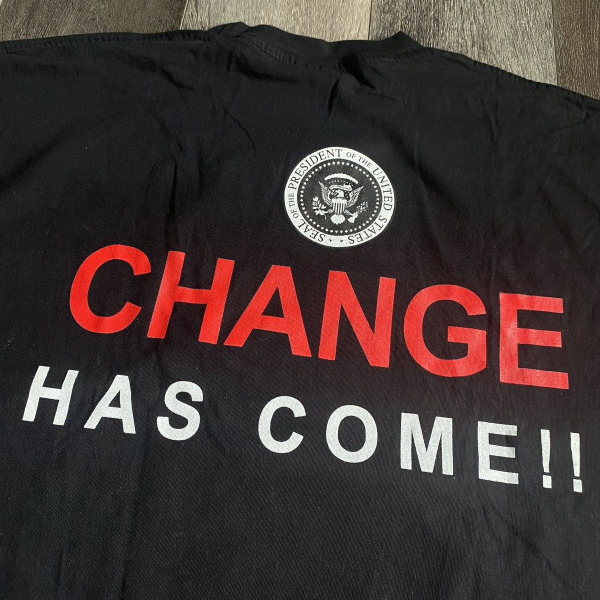 Rap Tees New Vintage 2000s Barack Obama Commander in Chief Logo Tee Size US XXL / EU 58 / 5 - 5 Thumbnail