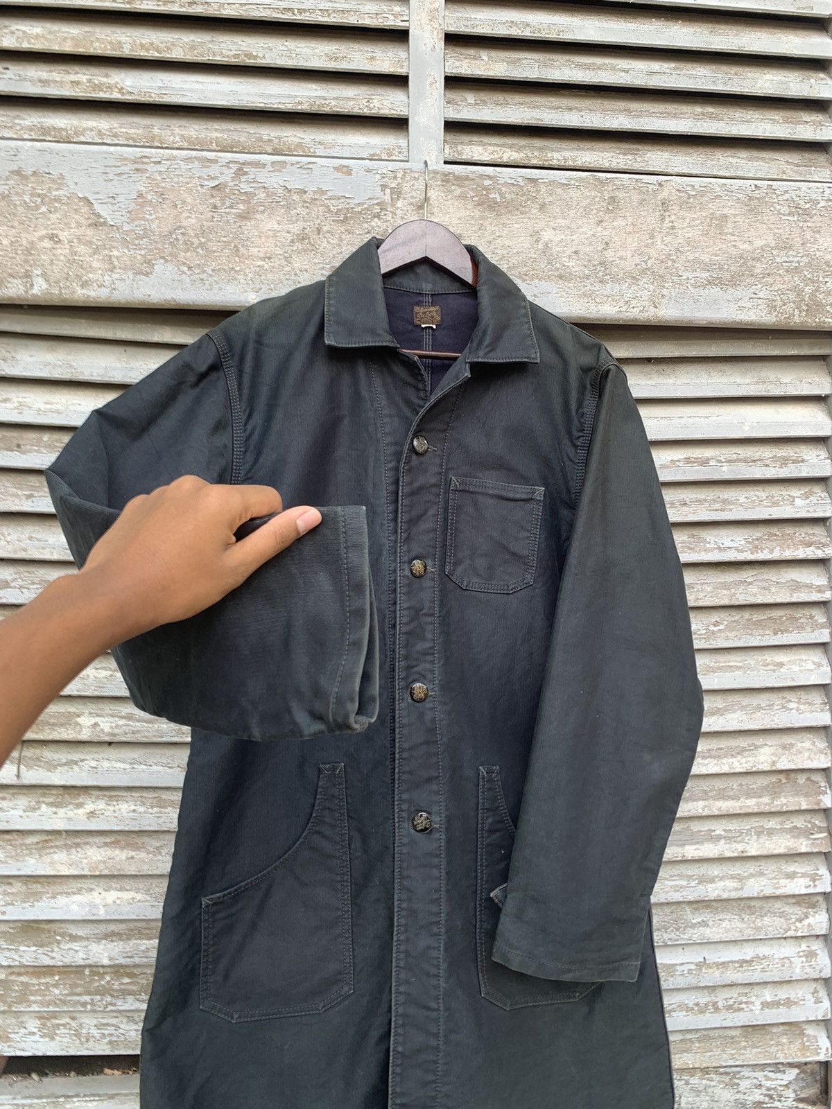 Vintage Vintage Faded DELUXE Long Jacket Size US L / EU 52-54 / 3 - 13 Thumbnail