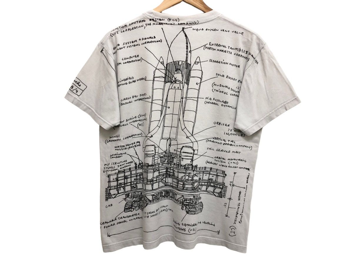 image of Archival Clothing x Museum Vintage 2003/4 The Crawler Art Exhibition Promo Tee in White (Size Mediu