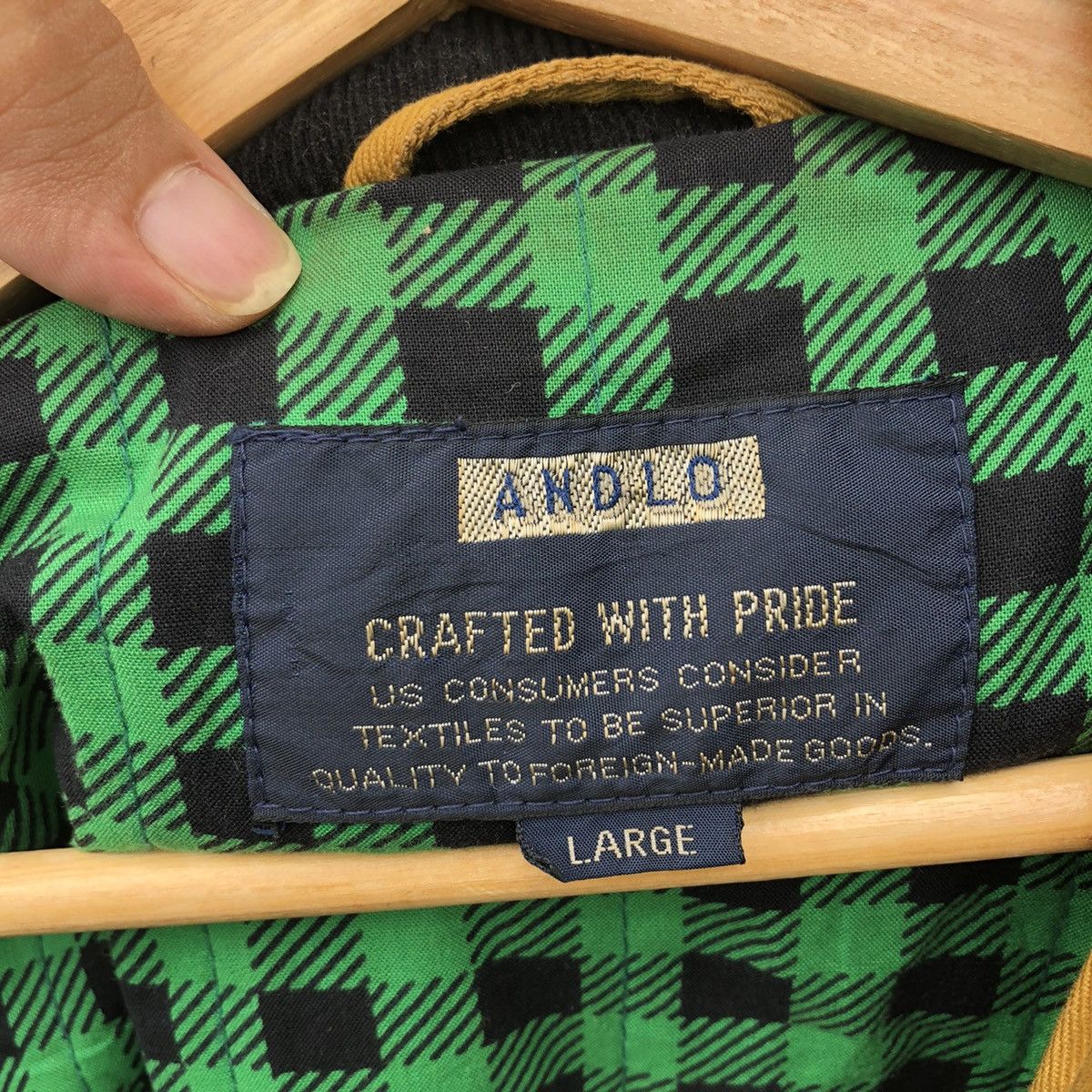 Japanese Brand × Vintage CHORE JACKET ANDLO CRAFTED WITH PRIDE - Large Size US L / EU 52-54 / 3 - 11 Thumbnail
