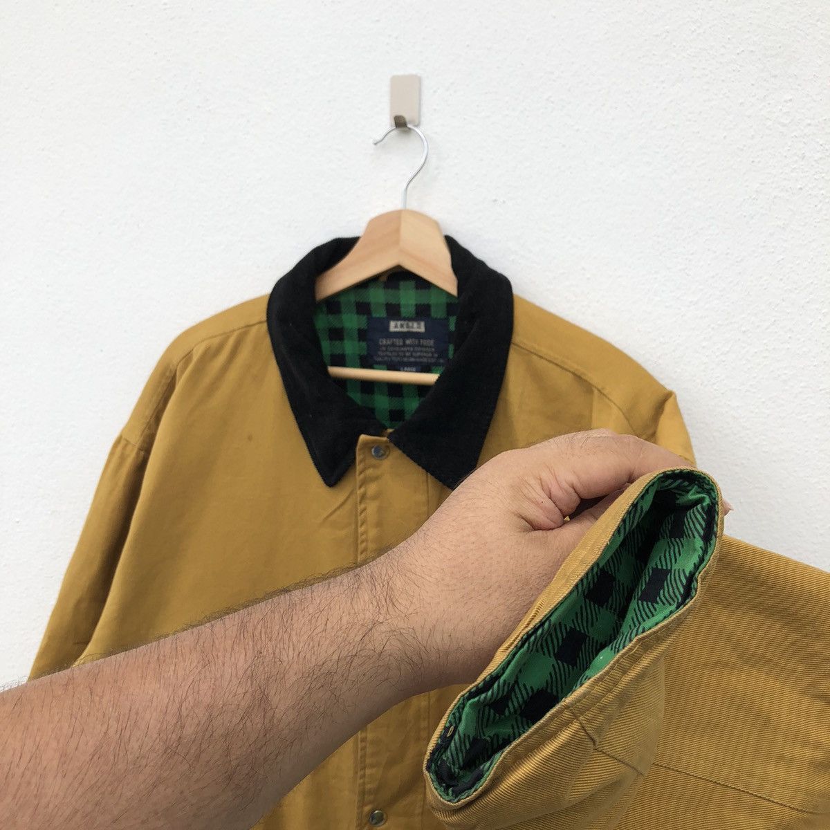 Japanese Brand × Vintage CHORE JACKET ANDLO CRAFTED WITH PRIDE - Large Size US L / EU 52-54 / 3 - 6 Thumbnail