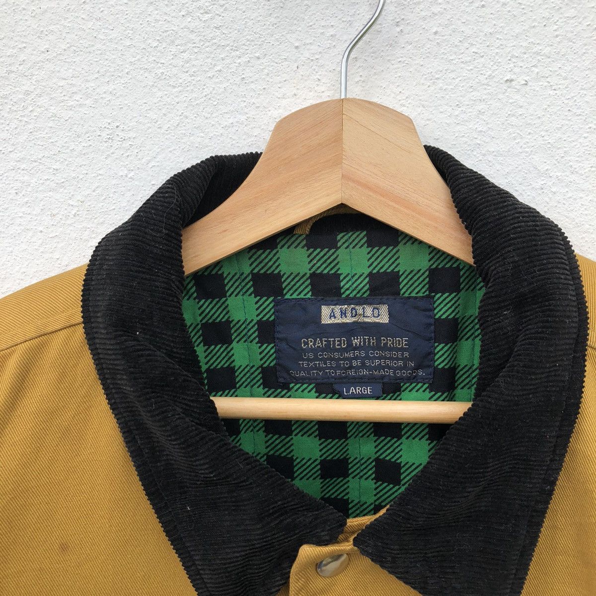 Japanese Brand × Vintage CHORE JACKET ANDLO CRAFTED WITH PRIDE - Large Size US L / EU 52-54 / 3 - 7 Thumbnail