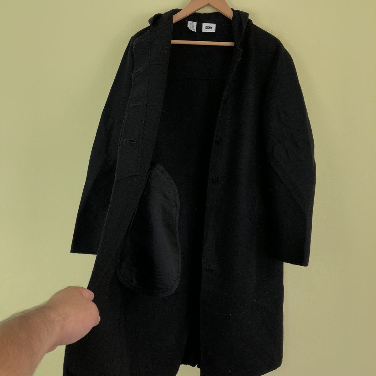 DKNY DKNY Long Coat Hoodie Size US S / EU 44-46 / 1 - 10 Thumbnail