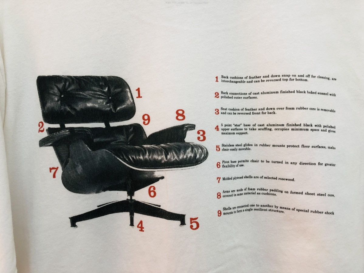 MoMA × Uniqlo SPECIAL EDITION 🔥 HERMAN MILLER EAMES OFFICE CHAIR TEE RARE Size US XL / EU 56 / 4 - 9 Thumbnail
