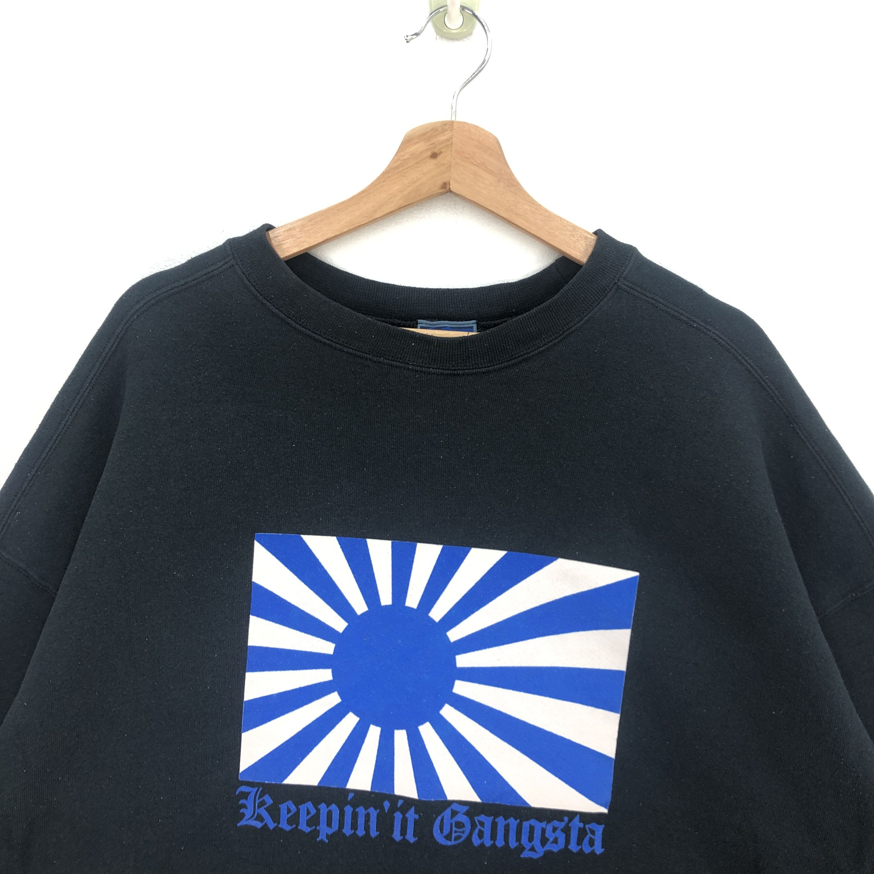 Band Tees × Rap Tees × Vintage Vintage Keepin It Gangsta Sweatshirt Rapper Sweatshirt Size US XXL / EU 58 / 5 - 3 Thumbnail