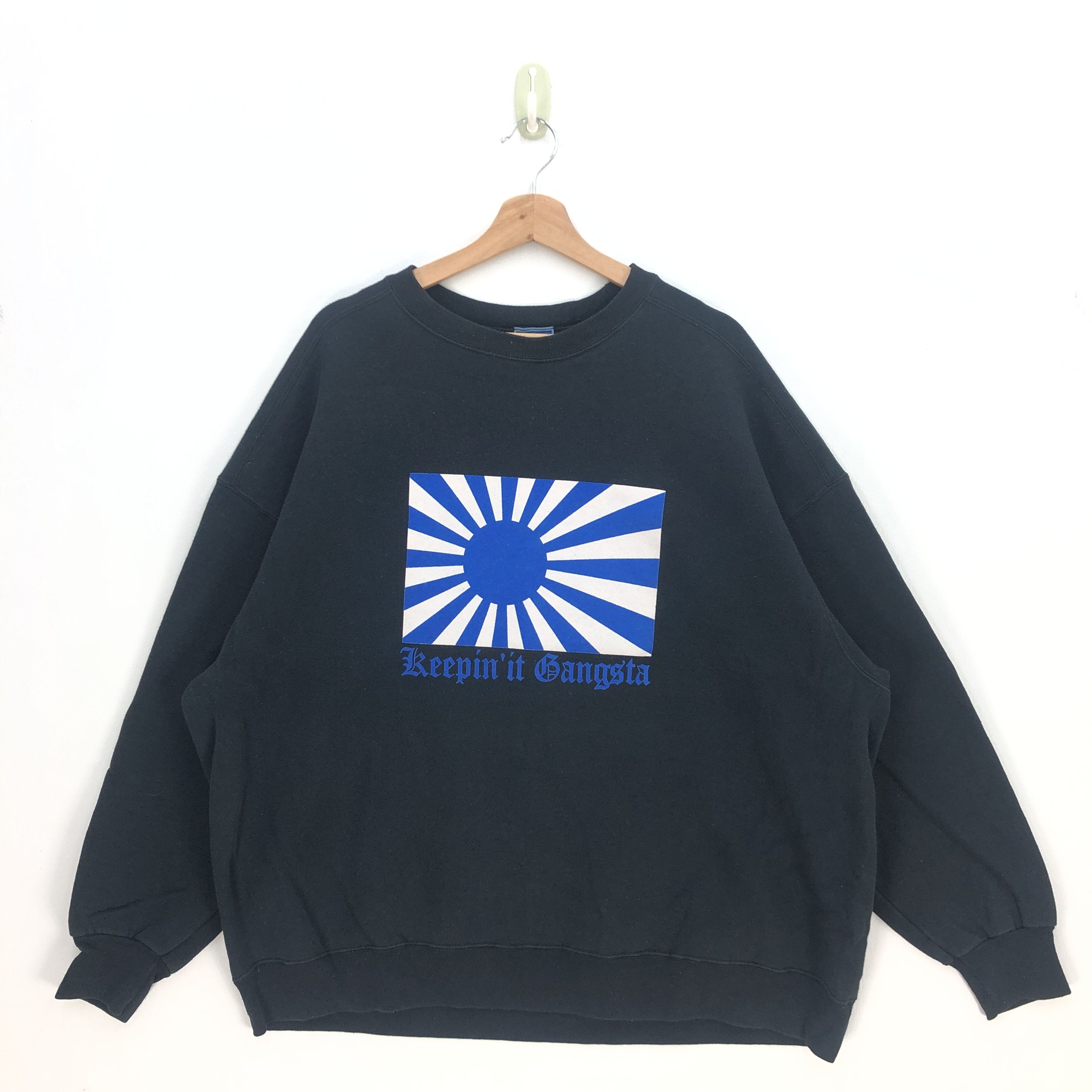 Band Tees × Rap Tees × Vintage Vintage Keepin It Gangsta Sweatshirt Rapper Sweatshirt Size US XXL / EU 58 / 5 - 1 Thumbnail