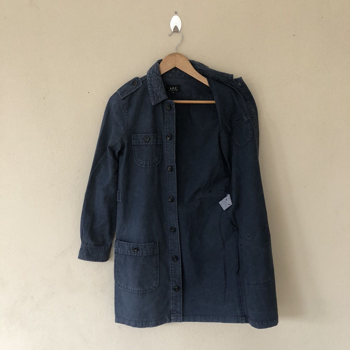 A.P.C. A.P.C. RUE MADAME PARIS LONG JACKET DENIM Size US XS / EU 42 / 0 - 7 Thumbnail