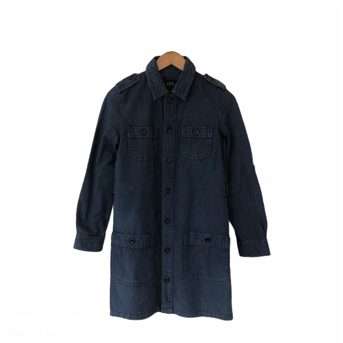 A.P.C. A.P.C. RUE MADAME PARIS LONG JACKET DENIM Size US XS / EU 42 / 0 - 1 Thumbnail
