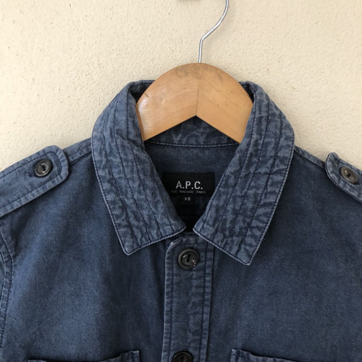 A.P.C. A.P.C. RUE MADAME PARIS LONG JACKET DENIM Size US XS / EU 42 / 0 - 5 Thumbnail