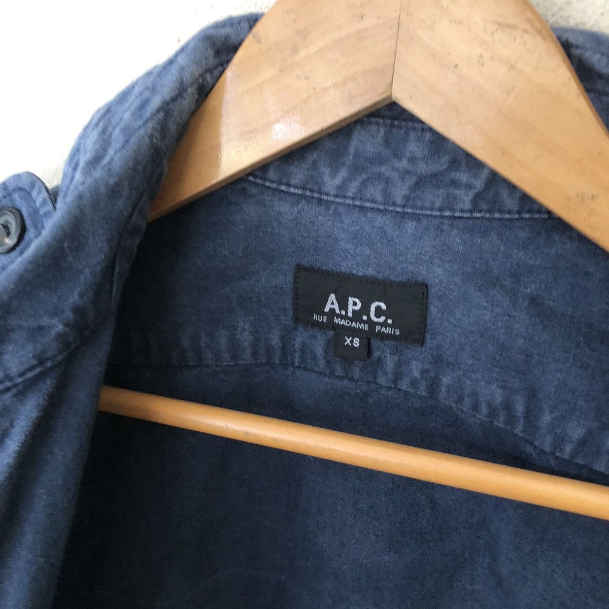A.P.C. A.P.C. RUE MADAME PARIS LONG JACKET DENIM Size US XS / EU 42 / 0 - 8 Thumbnail