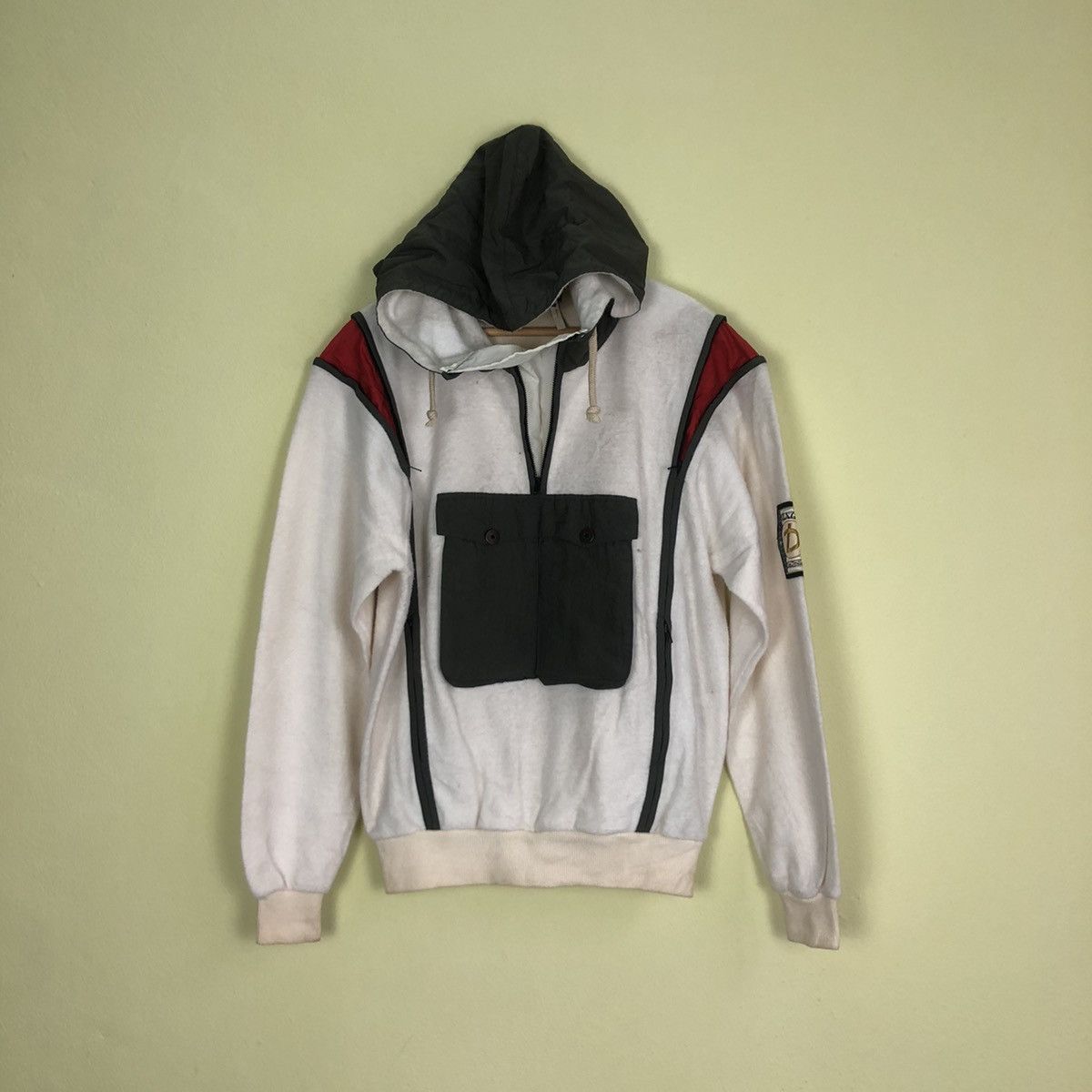 Japanese Brand Stone Island Inspired Multi Zipper Pocket Hoodie DiMaggio Size US M / EU 48-50 / 2 - 6 Thumbnail