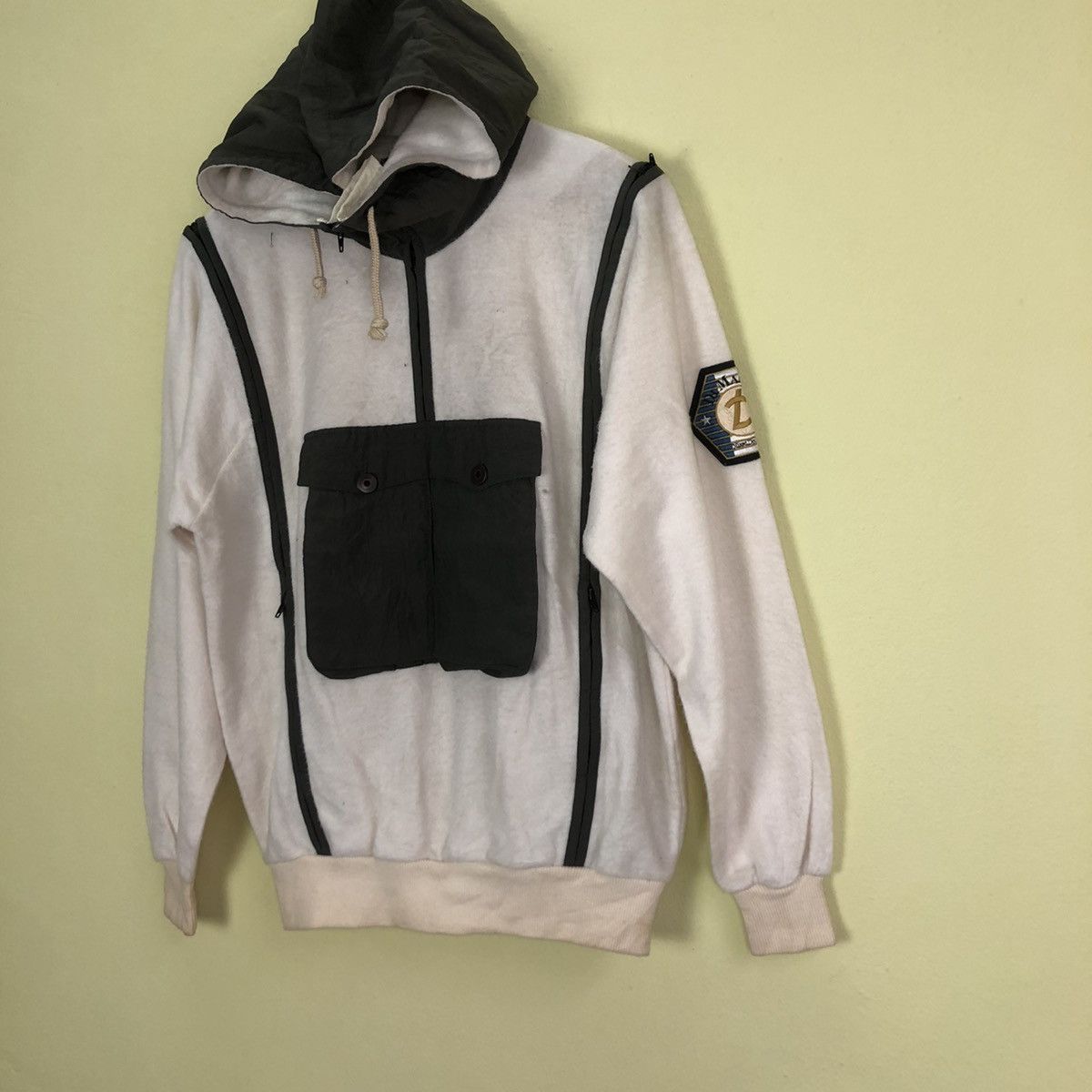 Japanese Brand Stone Island Inspired Multi Zipper Pocket Hoodie DiMaggio Size US M / EU 48-50 / 2 - 2 Thumbnail