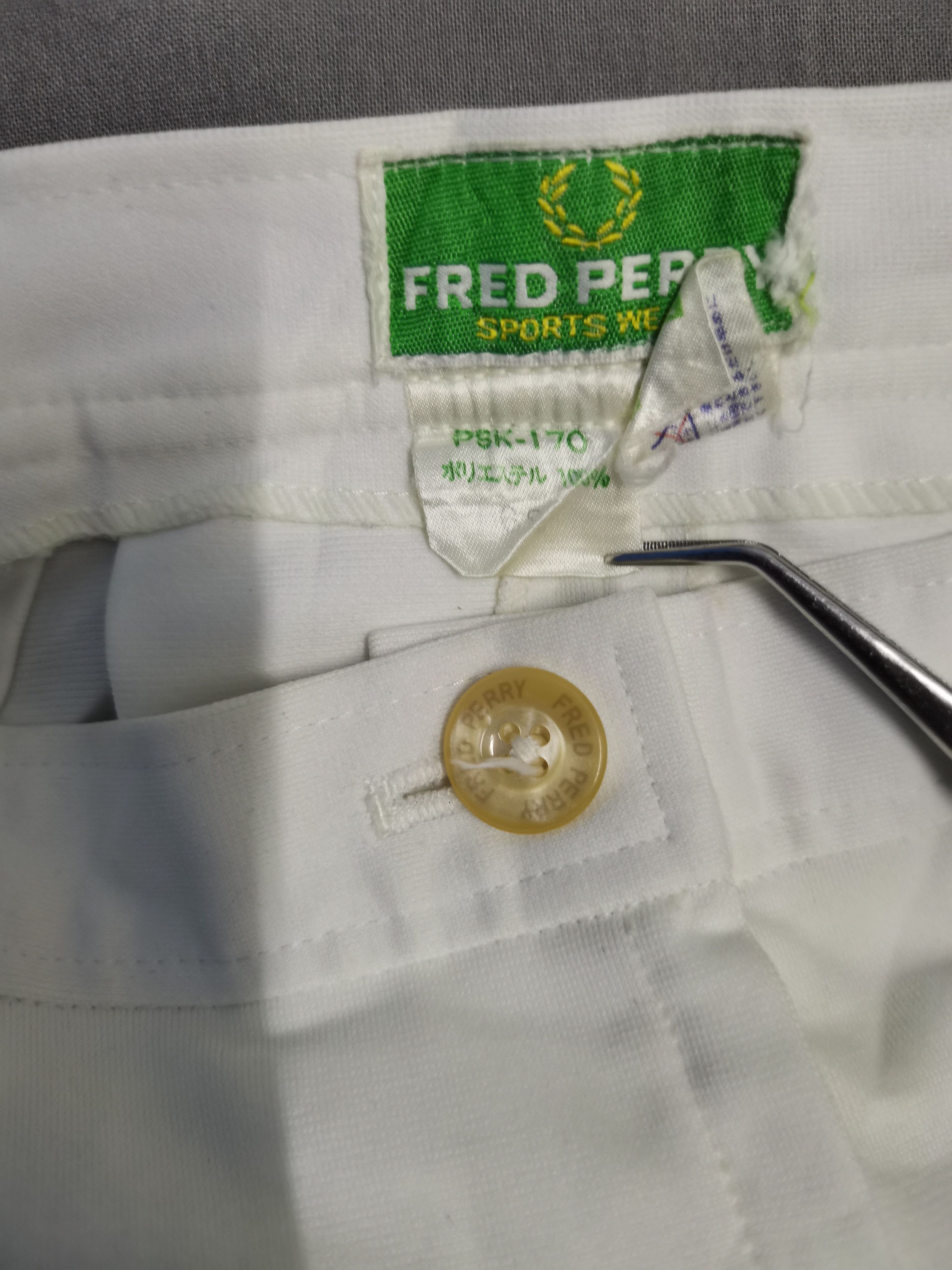 Fred Perry Vintage Fred Perry Sports Mini Skirt Tennis Sexy White Size 24" / US 00 / IT 34 - 3 Thumbnail