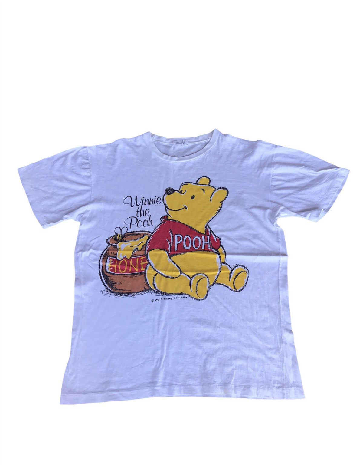 Disney × Vintage Vintage The Pooh Overprint Tshirt Single Stitch Size US M / EU 48-50 / 2 - 1 Thumbnail