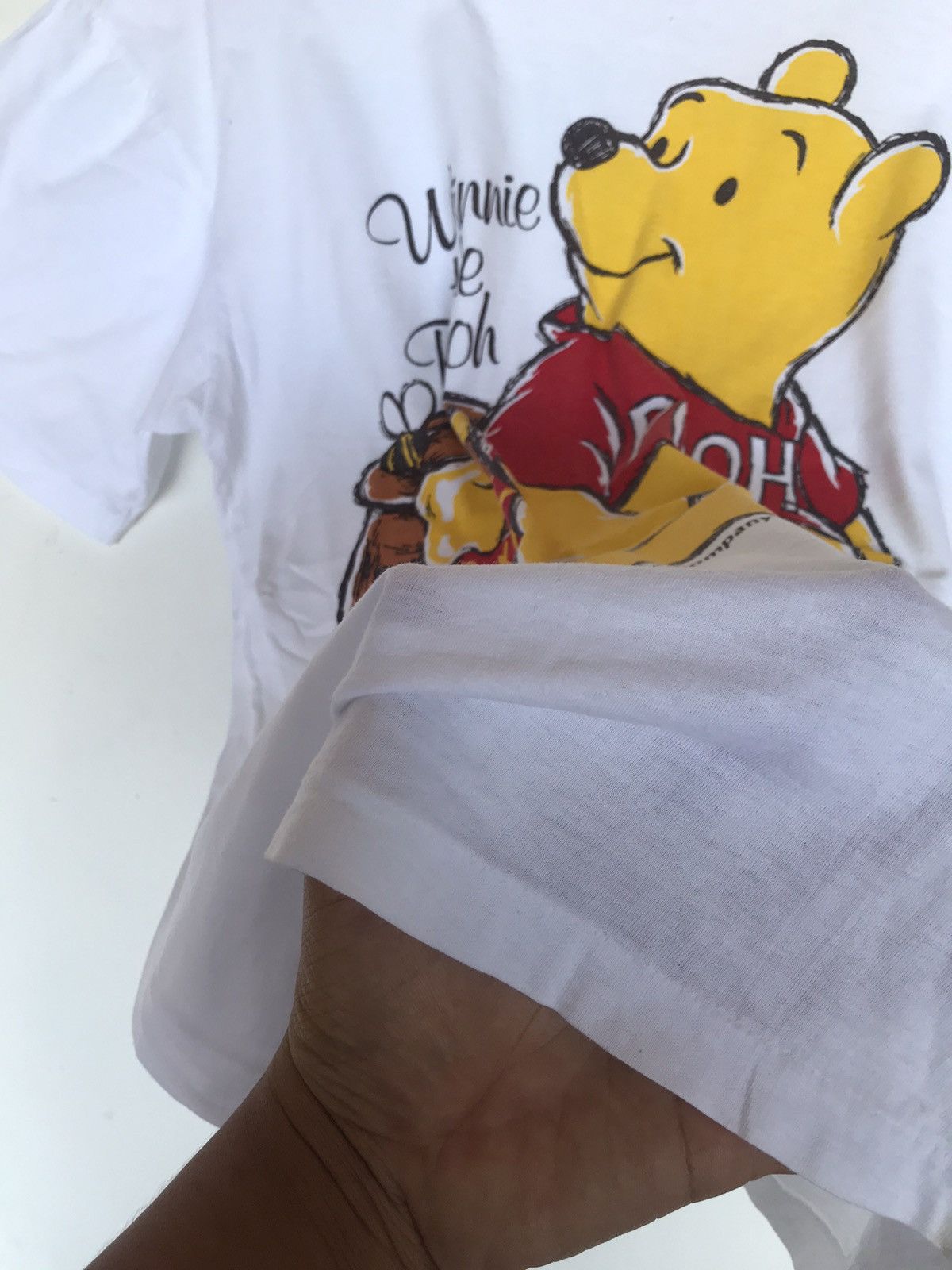 Disney × Vintage Vintage The Pooh Overprint Tshirt Single Stitch Size US M / EU 48-50 / 2 - 5 Thumbnail