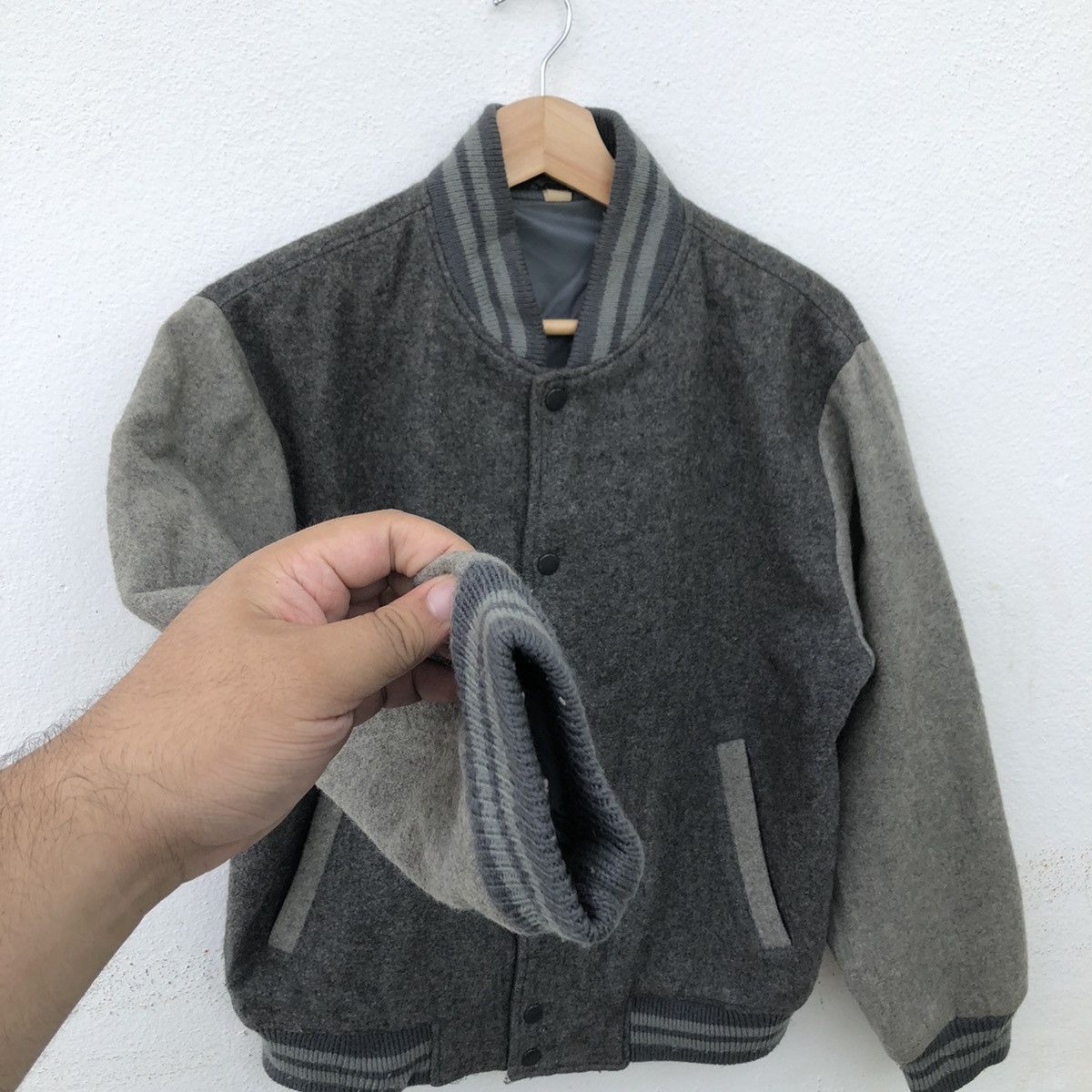 Japanese Brand VINTAGE VARSITY JACKET WOOL Size US M / EU 48-50 / 2 - 6 Thumbnail