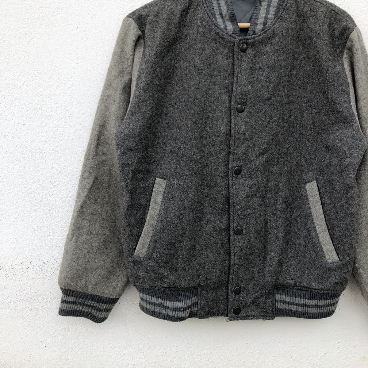Japanese Brand VINTAGE VARSITY JACKET WOOL Size US M / EU 48-50 / 2 - 4 Thumbnail