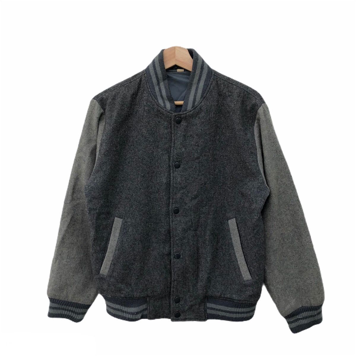 Japanese Brand VINTAGE VARSITY JACKET WOOL Size US M / EU 48-50 / 2 - 1 Thumbnail