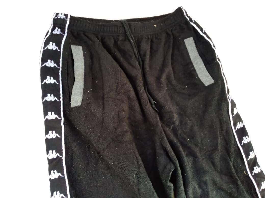 Japanese Brand × Kappa Vintage Kappa Big Logo Stripe Sweatpant Travis Scott Style Size US 32 / EU 48 - 3 Thumbnail