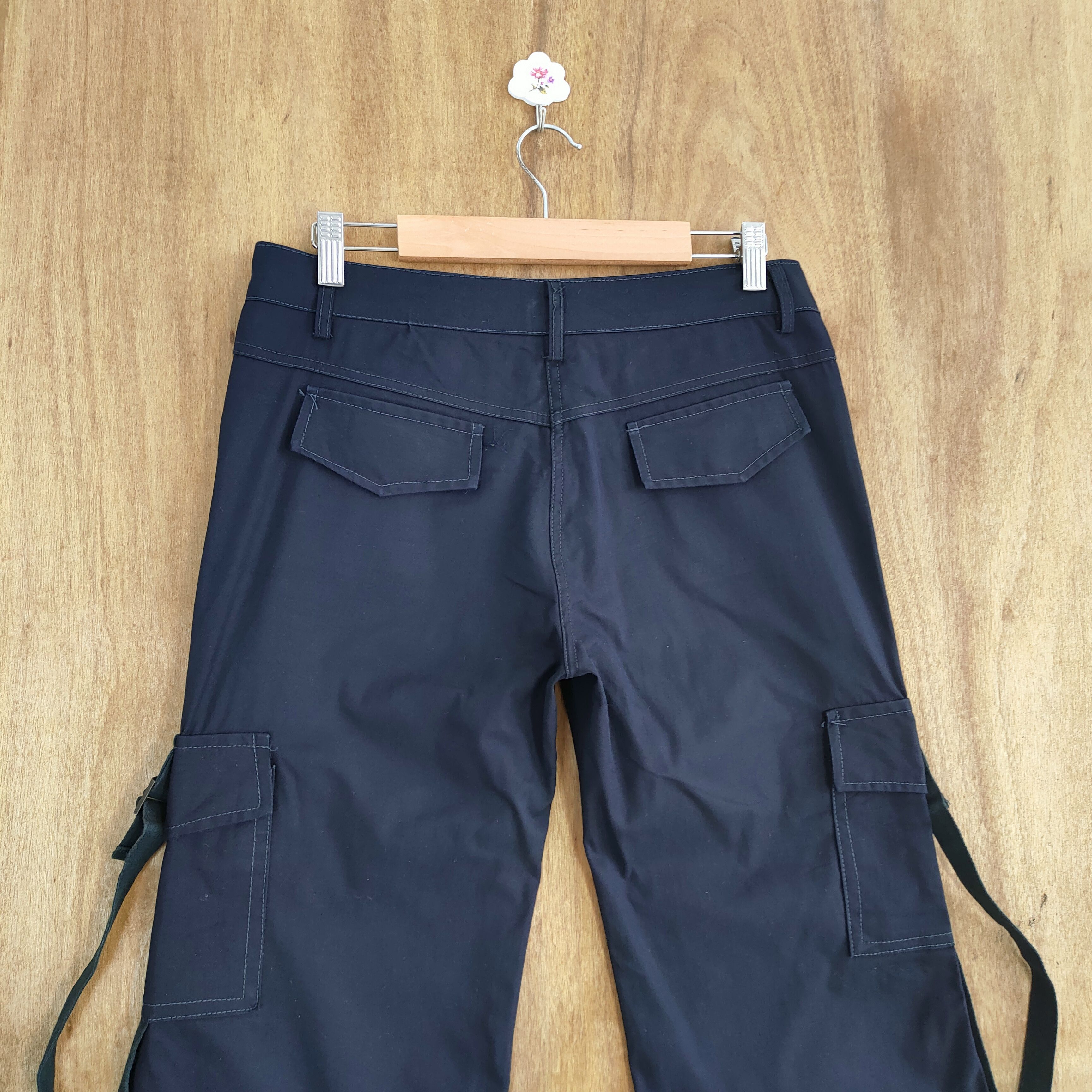 Japanese Brand VINTAGE JAPANESE BRAND BONDAGE FLARE CARGO PANTS Size US 30 / EU 46 - 8 Thumbnail