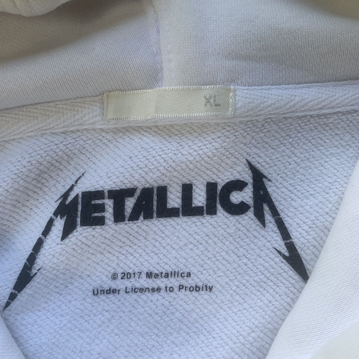 Band Tees × Metallica Metallica spell out embroidery hoodie Size US XL / EU 56 / 4 - 6 Thumbnail