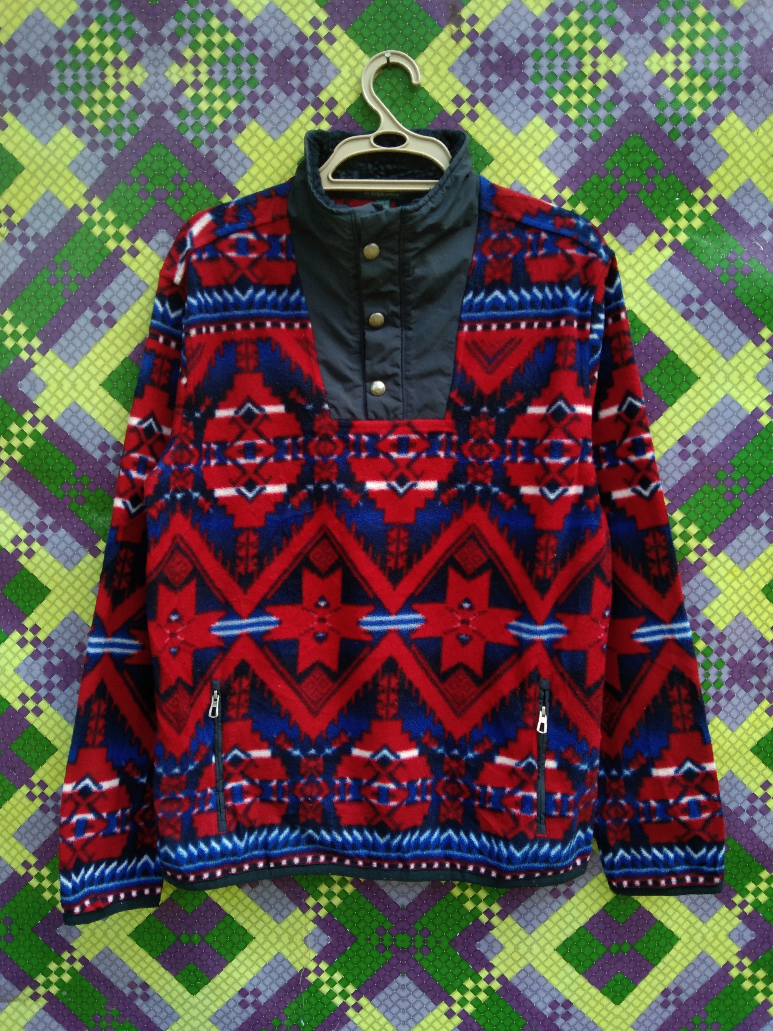 Polo Ralph Lauren POLO RALPH LAUREN BEACON 2 AZTEC PRINT FLEECE Size US S / EU 44-46 / 1 - 1 Thumbnail