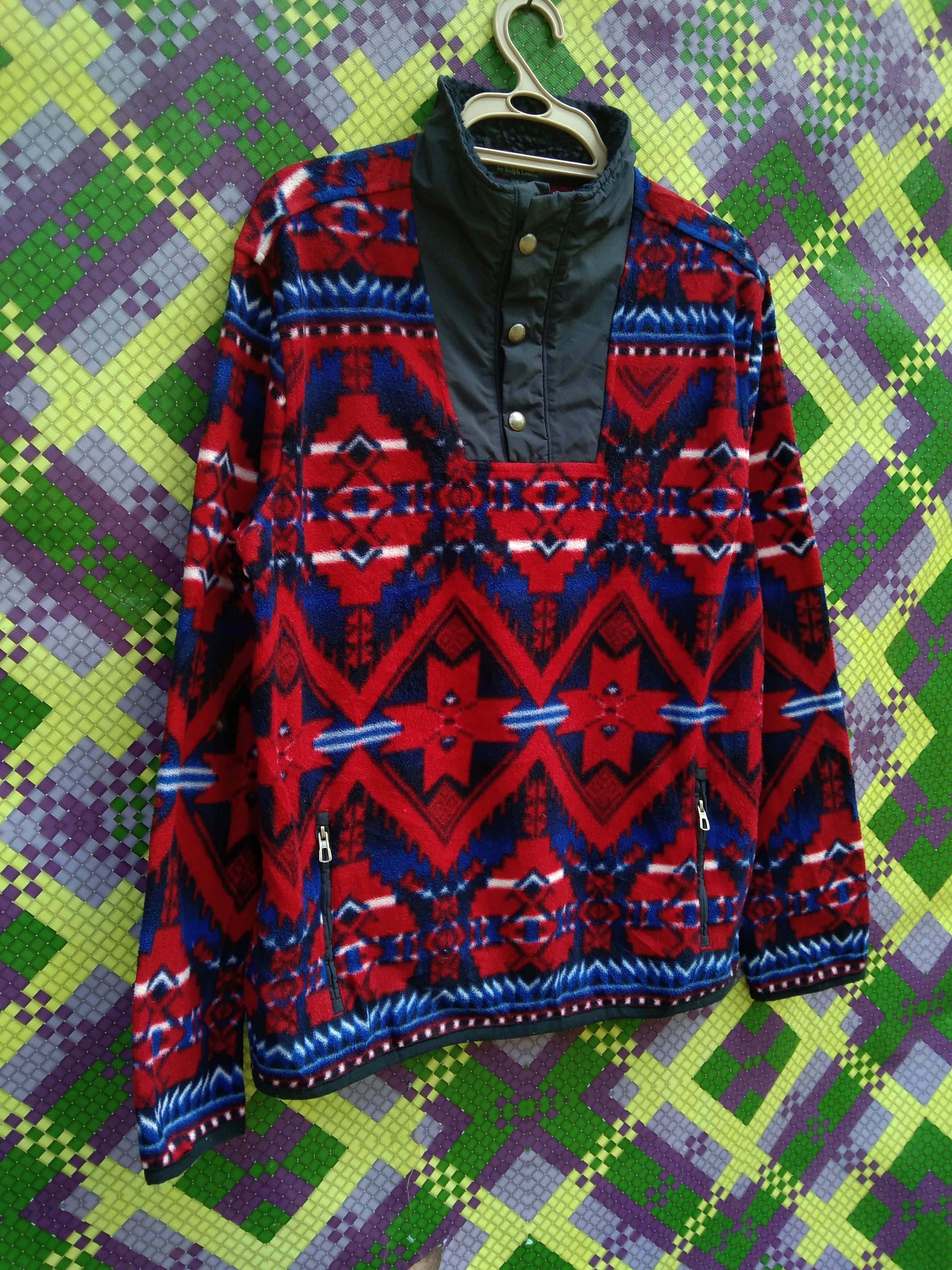 Polo Ralph Lauren POLO RALPH LAUREN BEACON 2 AZTEC PRINT FLEECE Size US S / EU 44-46 / 1 - 3 Thumbnail