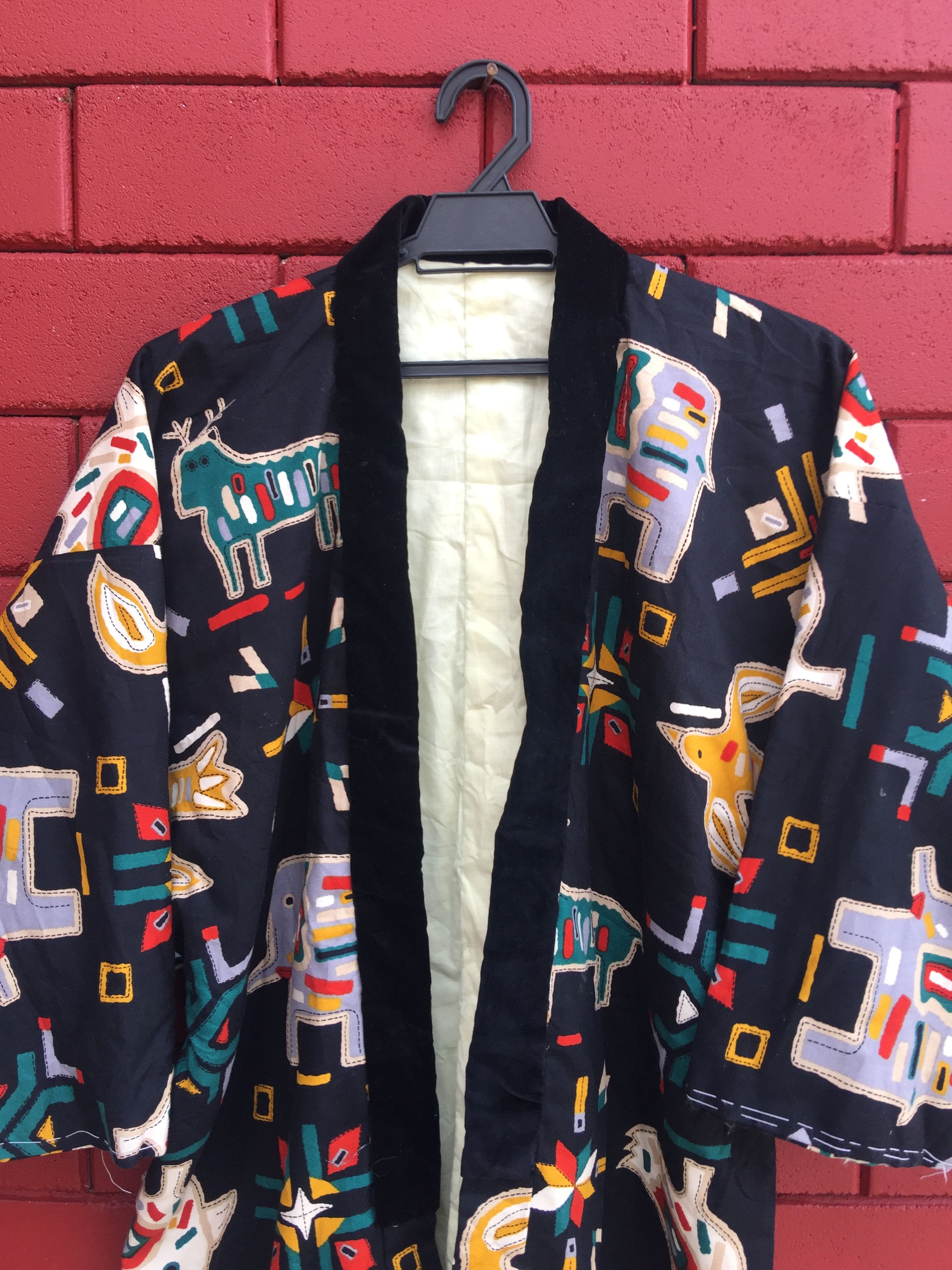 Japanese Brand × Vintage Vintage Animal Theme Kimono Travis Scott Fashion Style Size US XL / EU 56 / 4 - 5 Thumbnail
