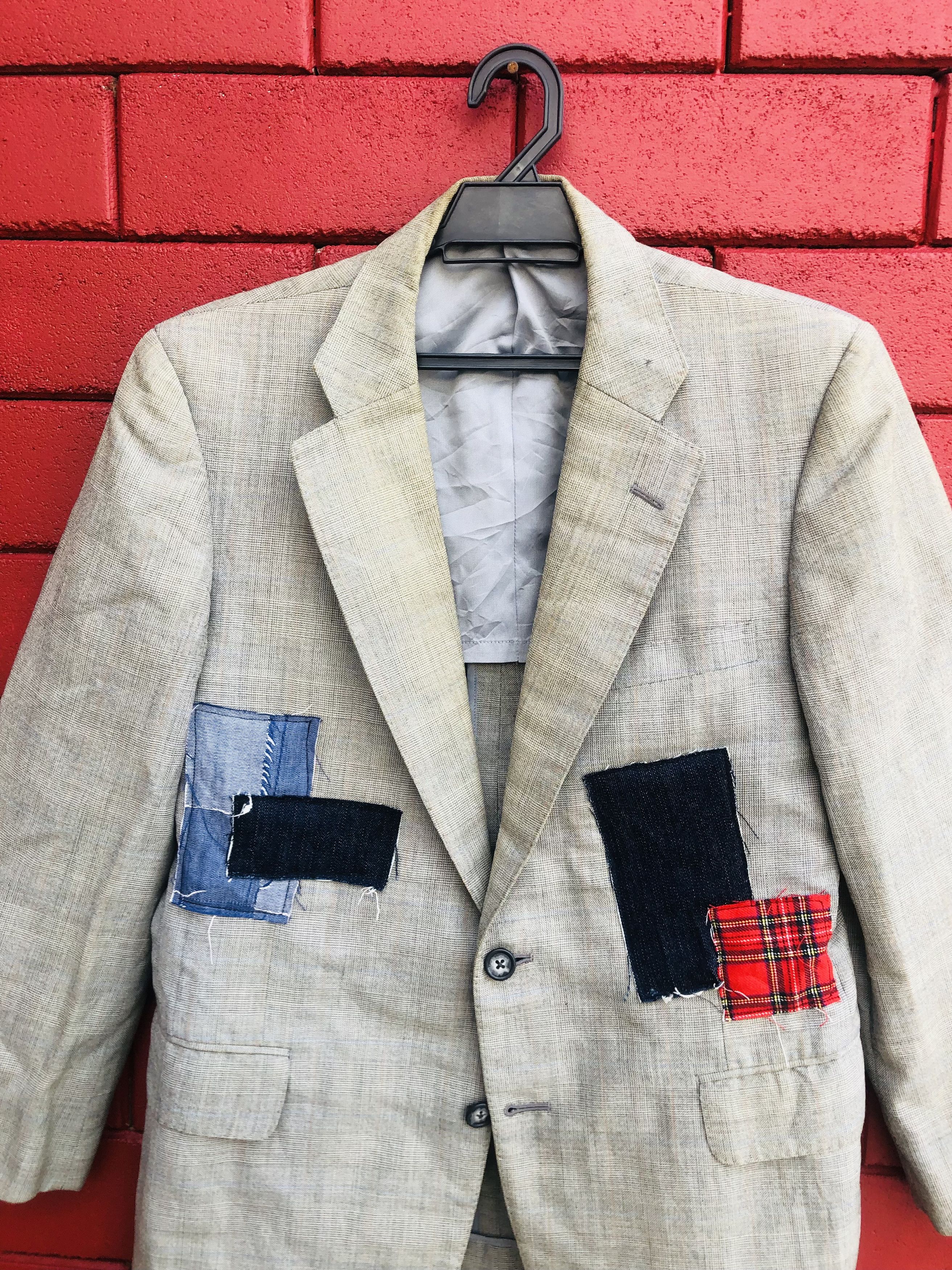 Burberry × Japanese Brand Vintage Burberrys Distressed Custom Travis Scott Style Size US M / EU 48-50 / 2 - 3 Thumbnail