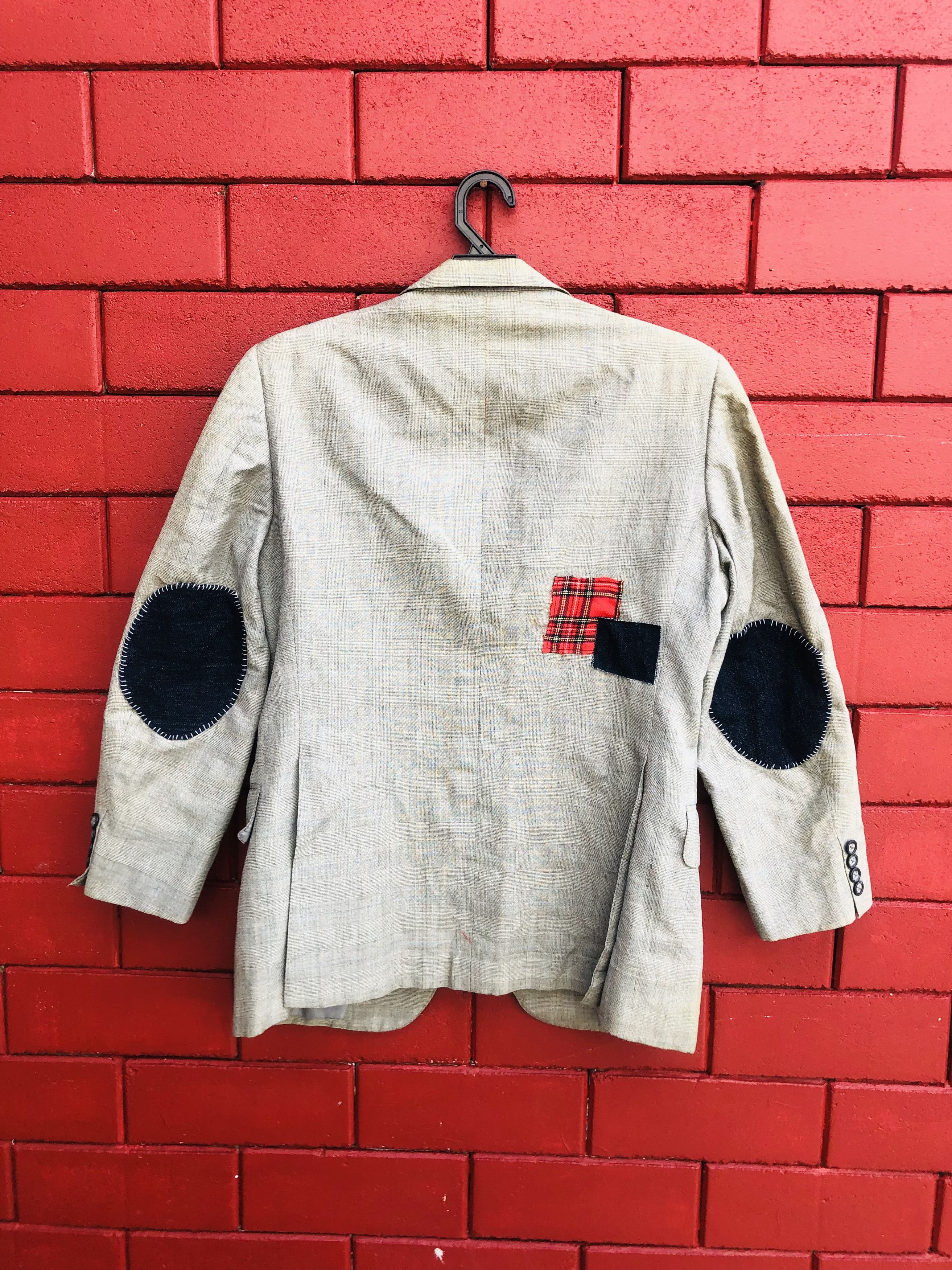 Burberry × Japanese Brand Vintage Burberrys Distressed Custom Travis Scott Style Size US M / EU 48-50 / 2 - 2 Thumbnail