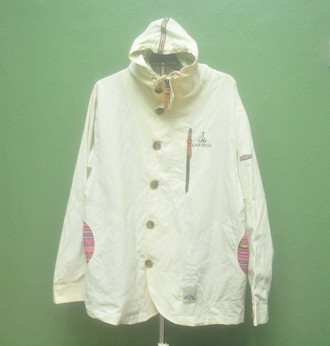 image of Vintage Caribou Japanese Travis Scott Fashion Style in Cream, Men's (Size Large)