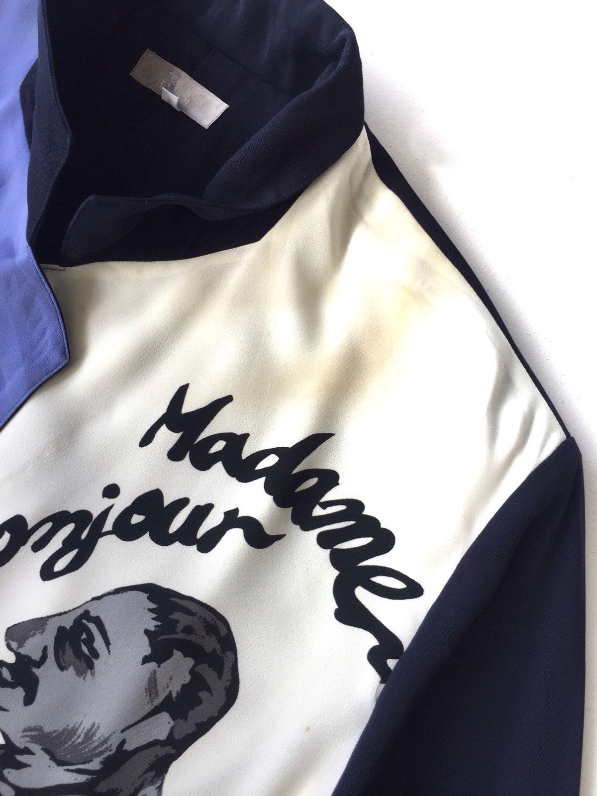 Yoshiyuki Konishi 80s Madame Bonjour Pop Art Overprinted Jacket Size US L / EU 52-54 / 3 - 8 Thumbnail