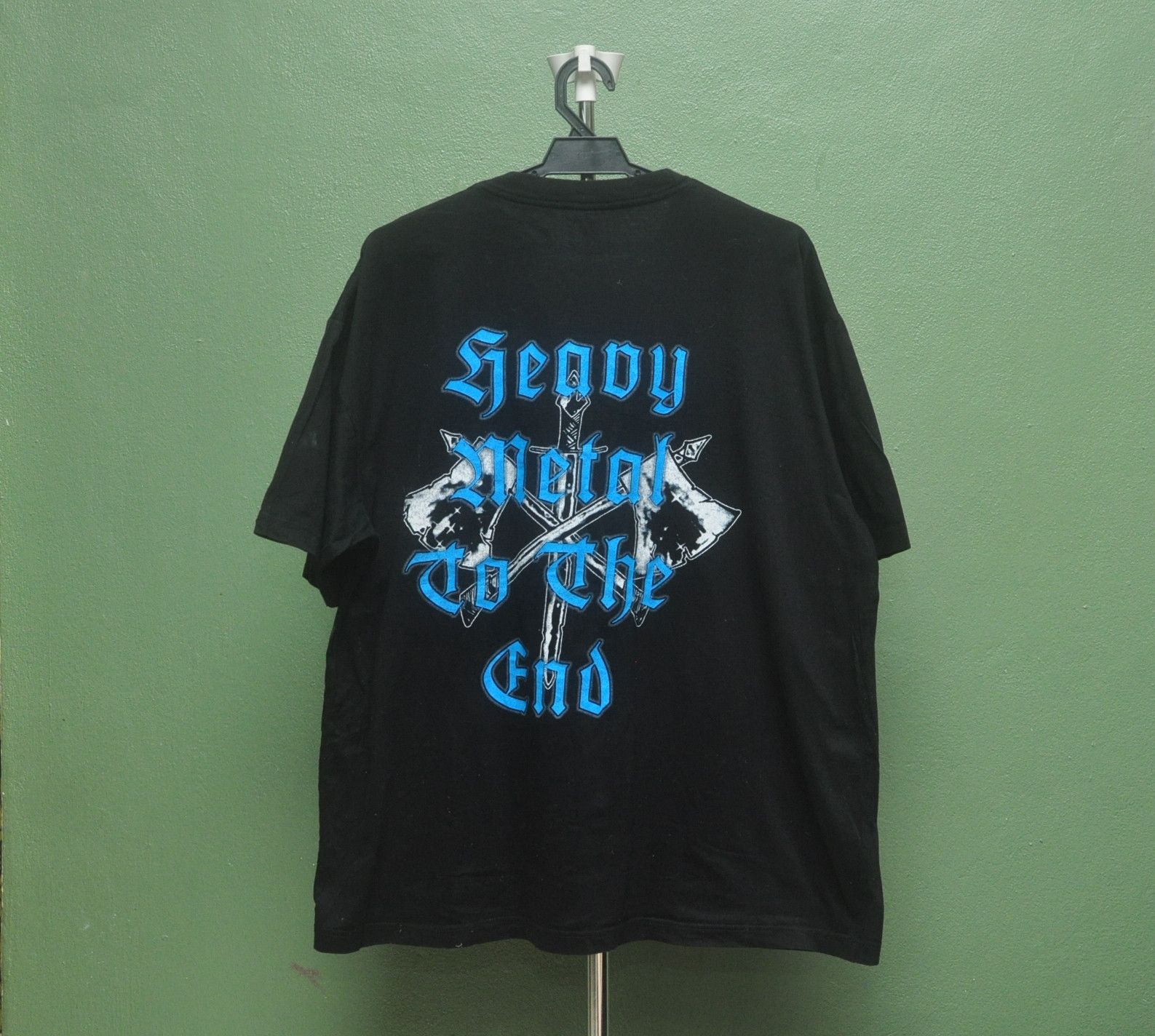 Band Tees Vintage Sacret Steel Heavy Metal To The End Band Shirt Size US XL / EU 56 / 4 - 2 Thumbnail