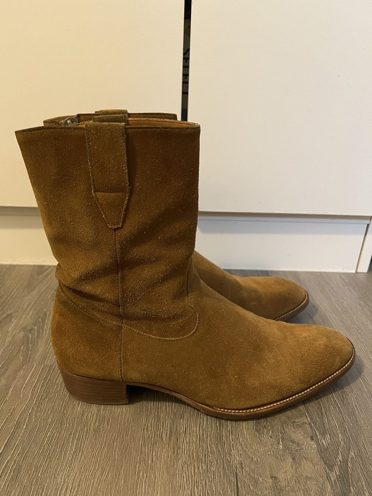 Saint Laurent Paris AW13 Ochre Cowboy (42) Size US 9 / EU 42 - 5 Thumbnail