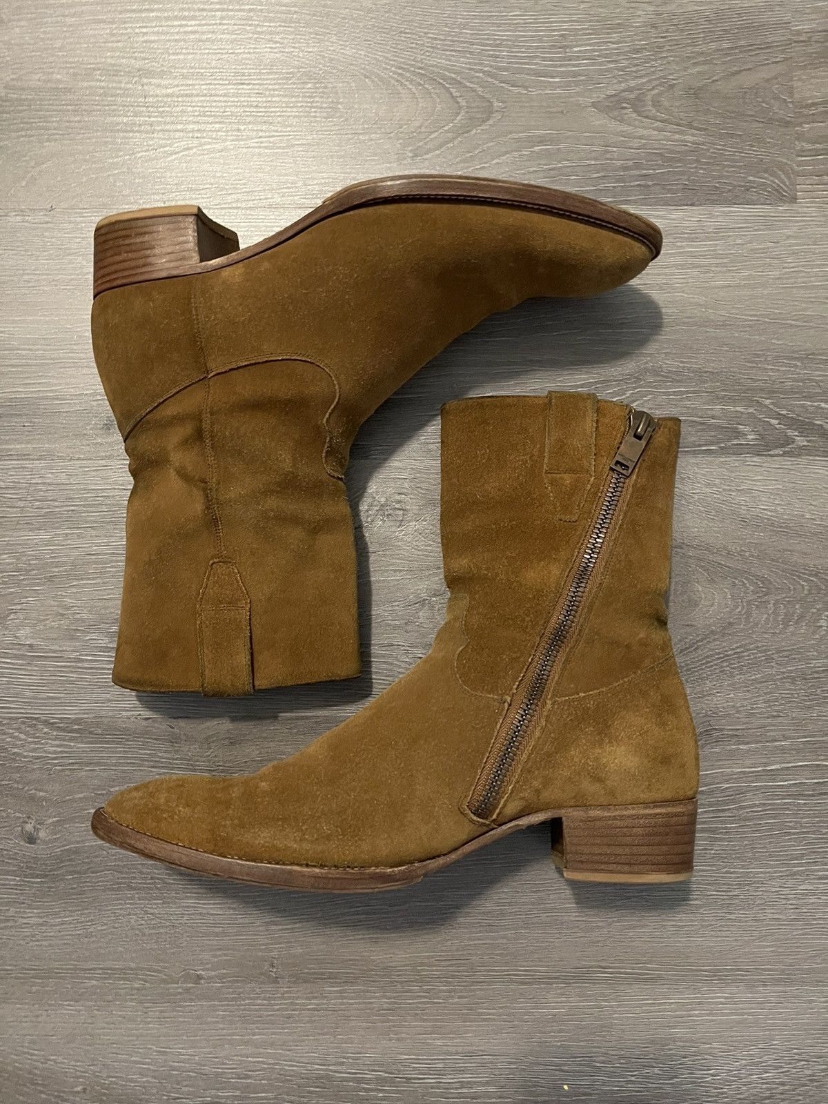 Saint Laurent Paris AW13 Ochre Cowboy (42) Size US 9 / EU 42 - 1 Thumbnail