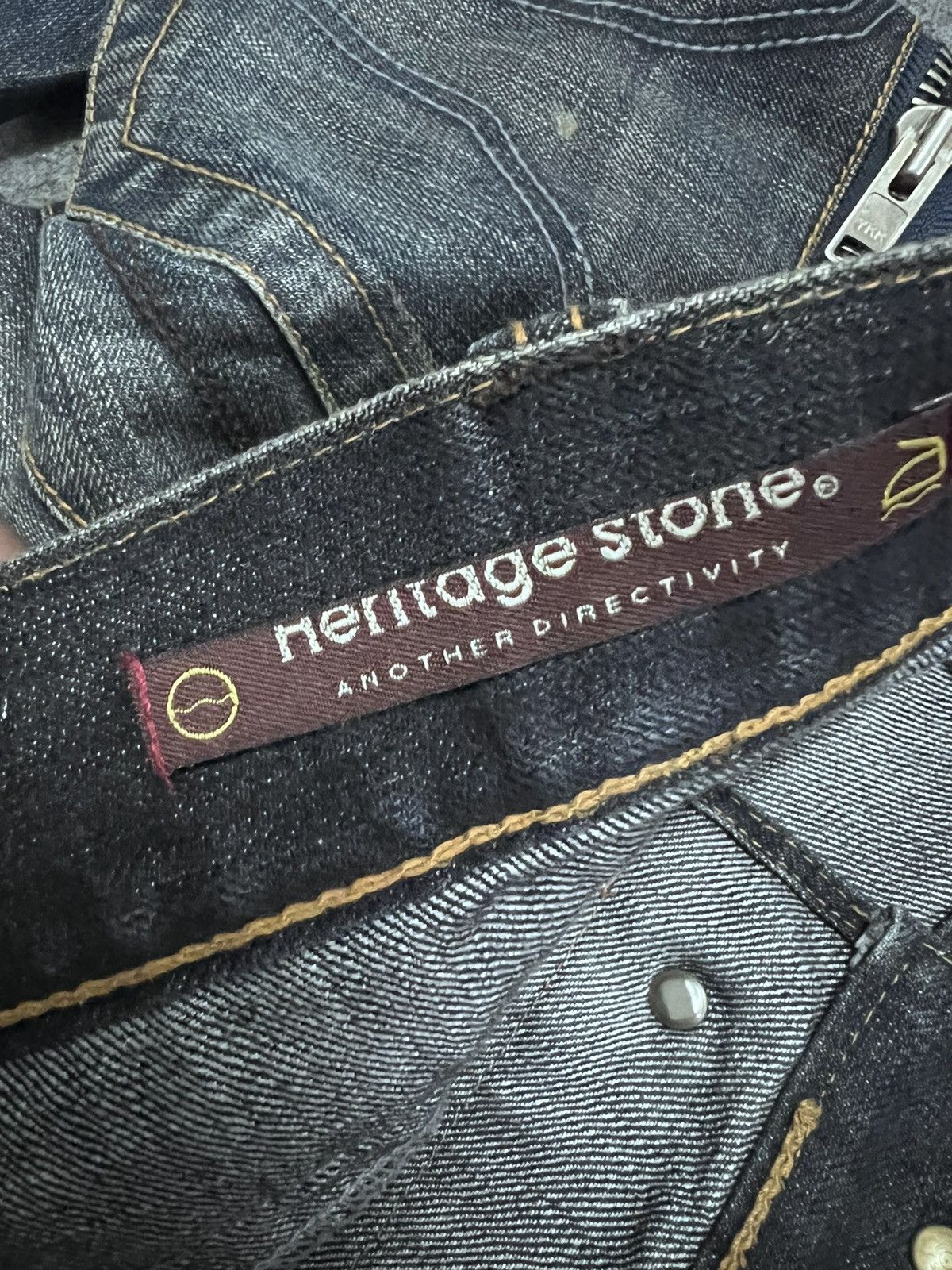 Japanese Brand SICK💥THRASHED DOUBLE WAIST DENIM PANTS Size US 30 / EU 46 - 8 Thumbnail