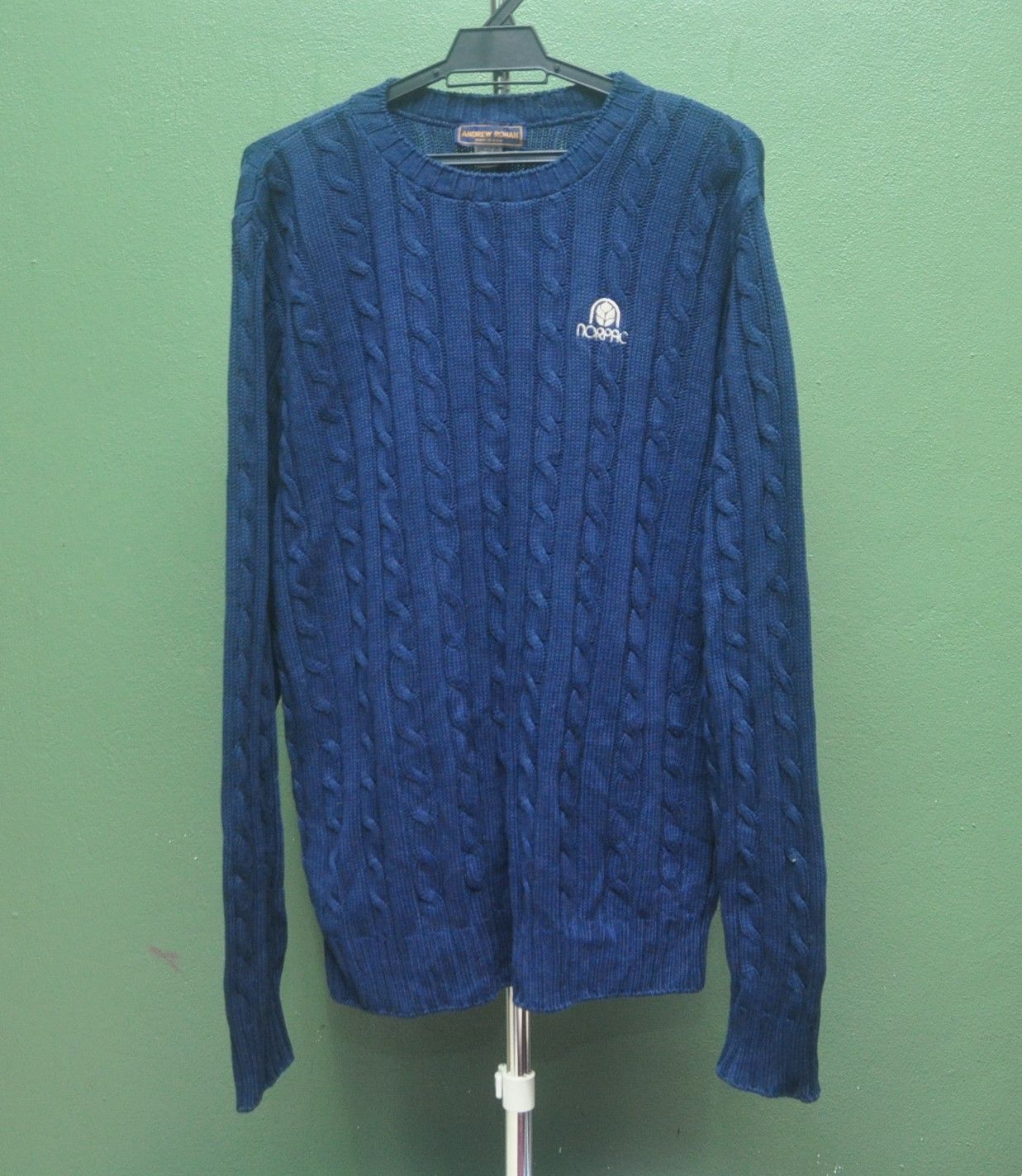 Designer × Japanese Brand × Vintage Andrew Rohan Nopac Made In Usa Long Sleeve Sweatshirt Size US L / EU 52-54 / 3 - 1 Thumbnail