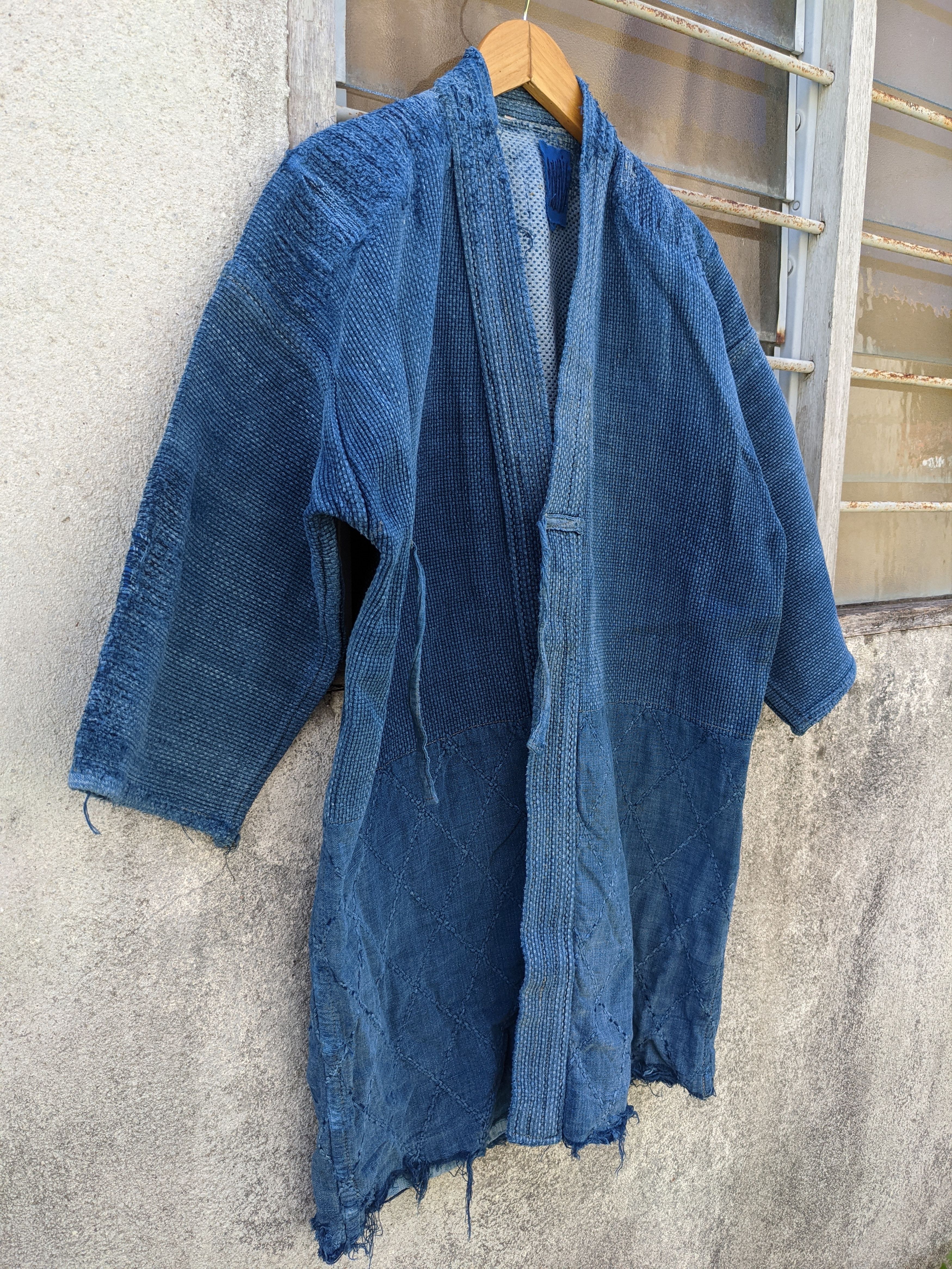 Japanese Brand Vintage Narogi Indigo Kimono Visvim Style Size US L / EU 52-54 / 3 - 4 Thumbnail