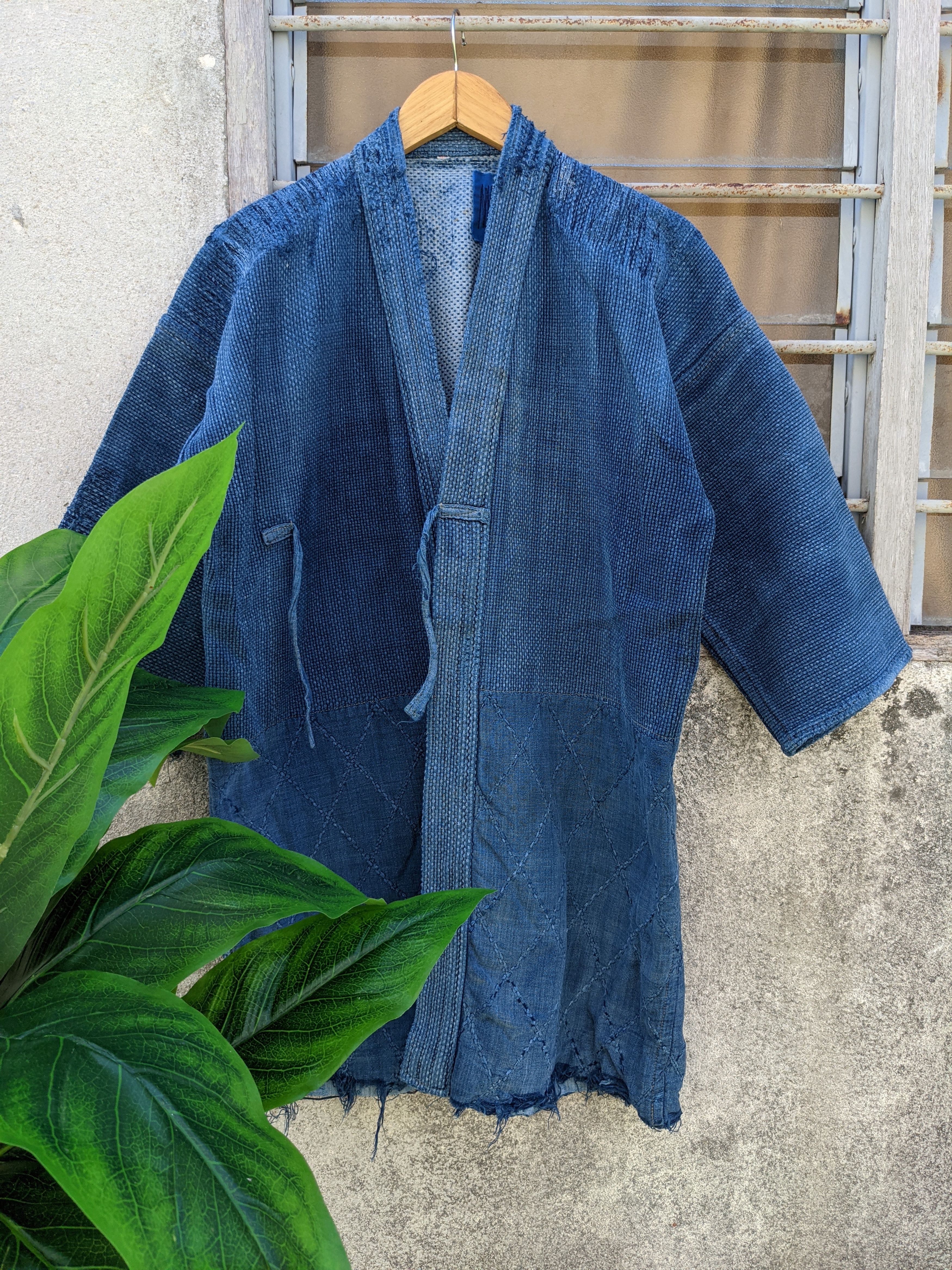 Japanese Brand Vintage Narogi Indigo Kimono Visvim Style Size US L / EU 52-54 / 3 - 1 Thumbnail