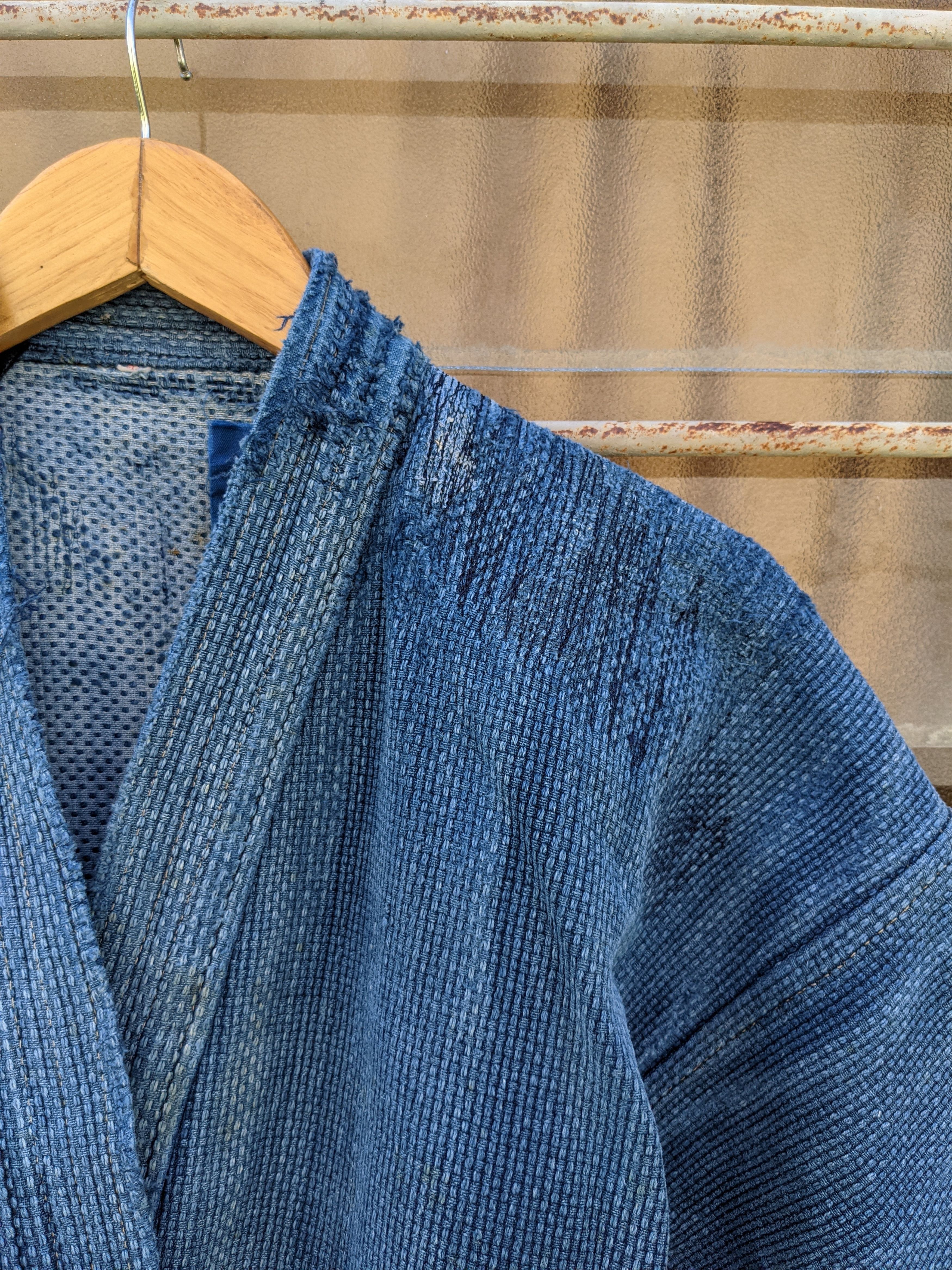 Japanese Brand Vintage Narogi Indigo Kimono Visvim Style Size US L / EU 52-54 / 3 - 7 Thumbnail