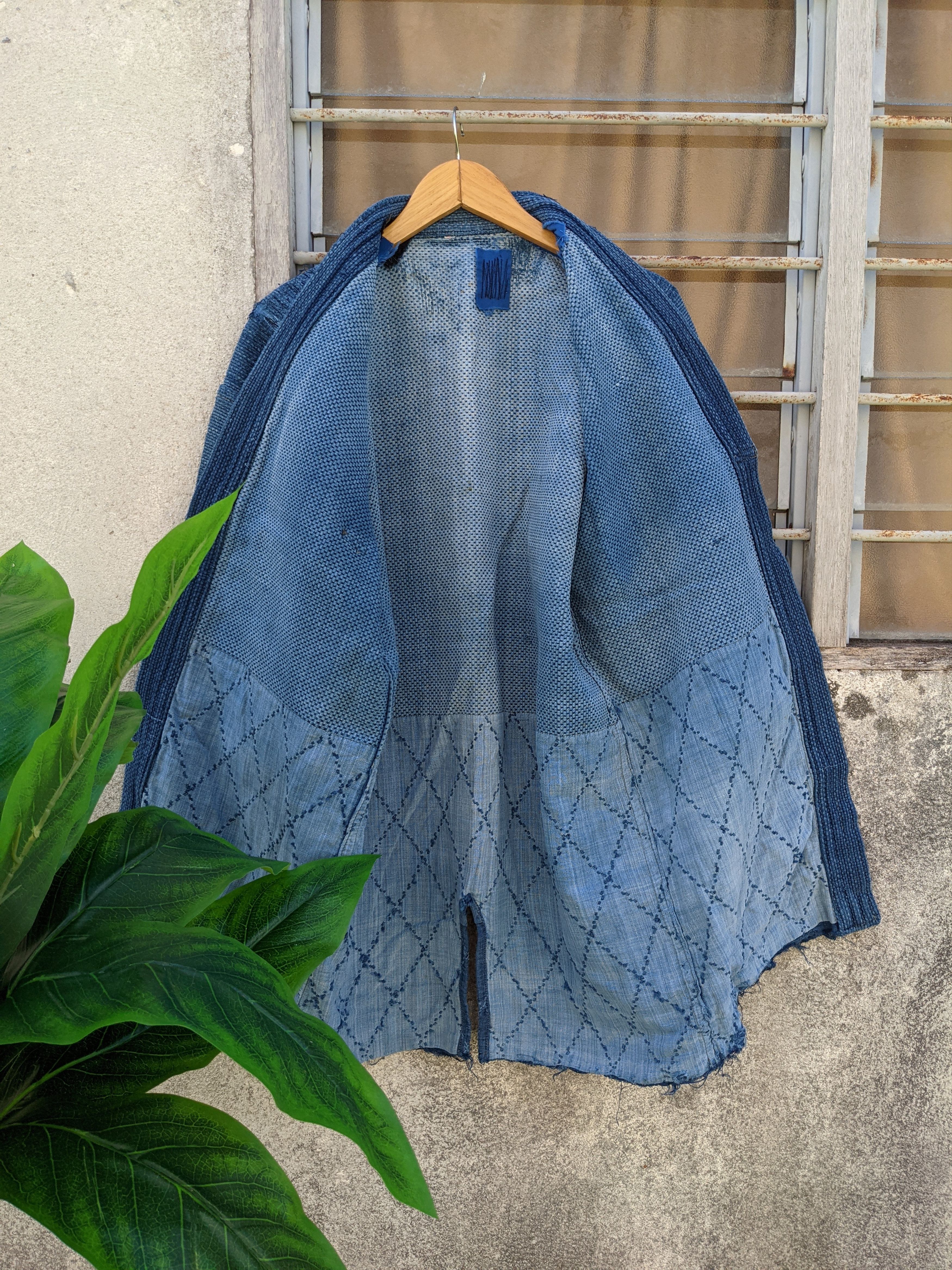 Japanese Brand Vintage Narogi Indigo Kimono Visvim Style Size US L / EU 52-54 / 3 - 5 Thumbnail